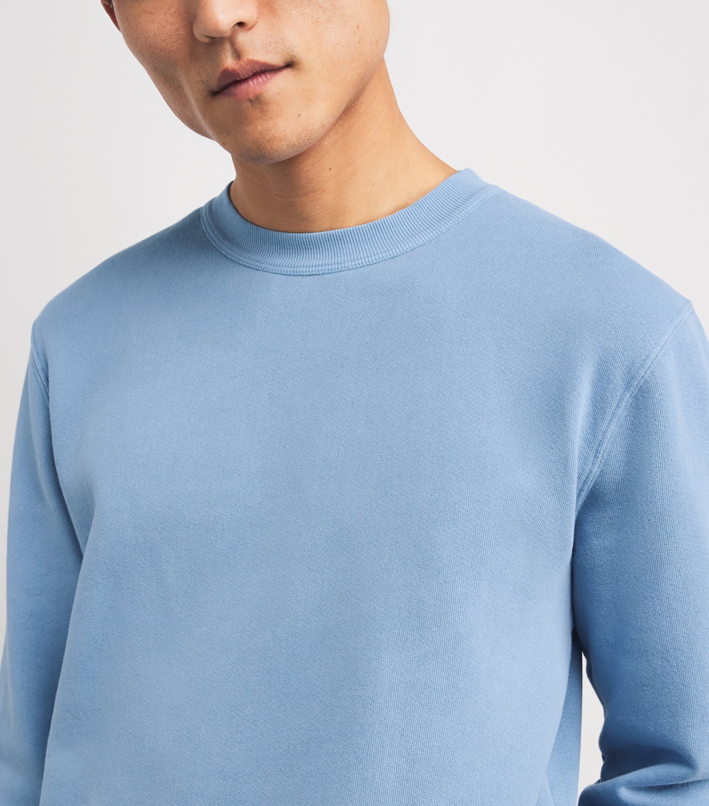 Cotton-Blend Vintage Sweatshirt MSK519C-1478-LTIDG Image 6