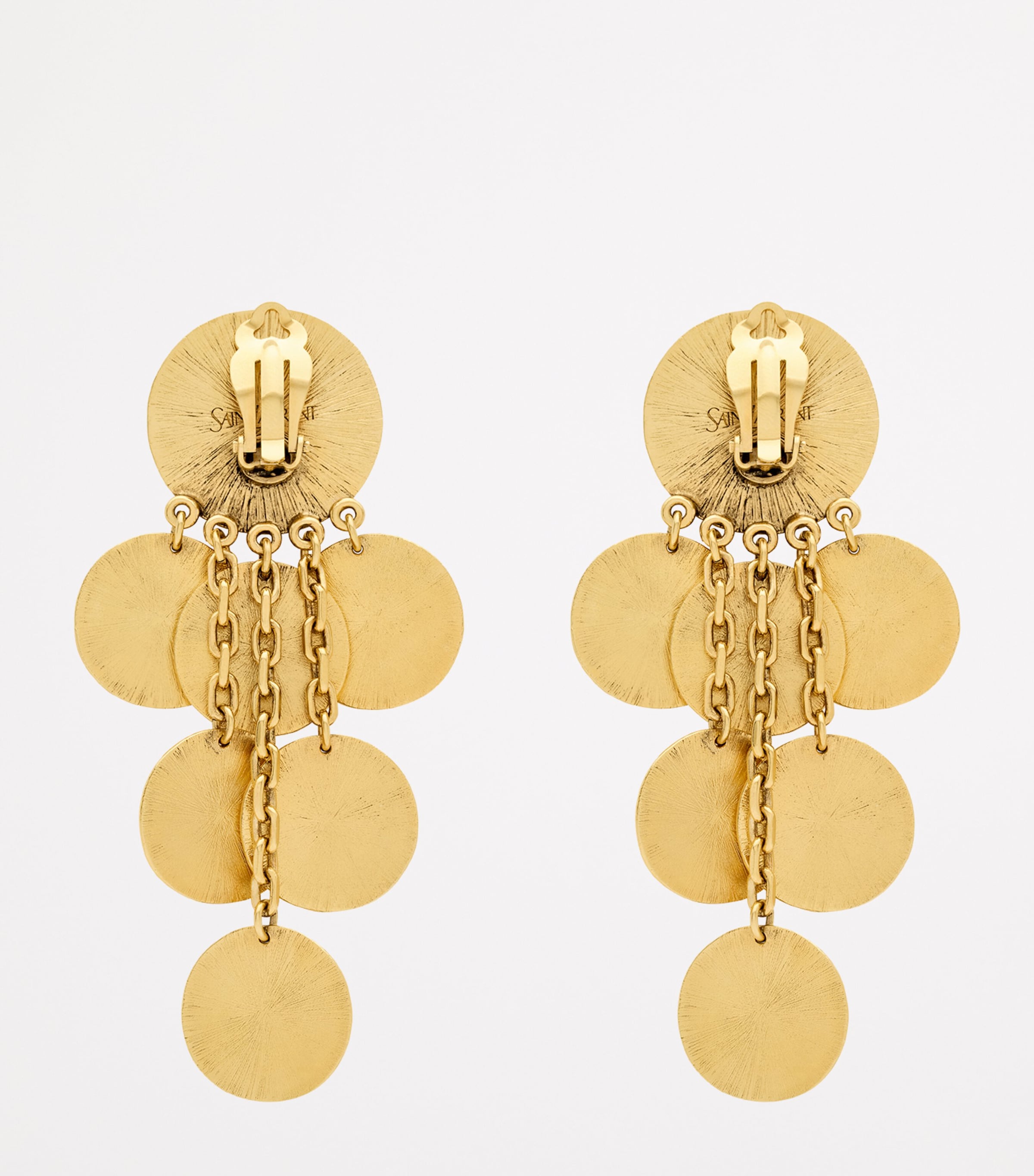 Medallion Chandelier Clip-On Earrings 8060 Image 2