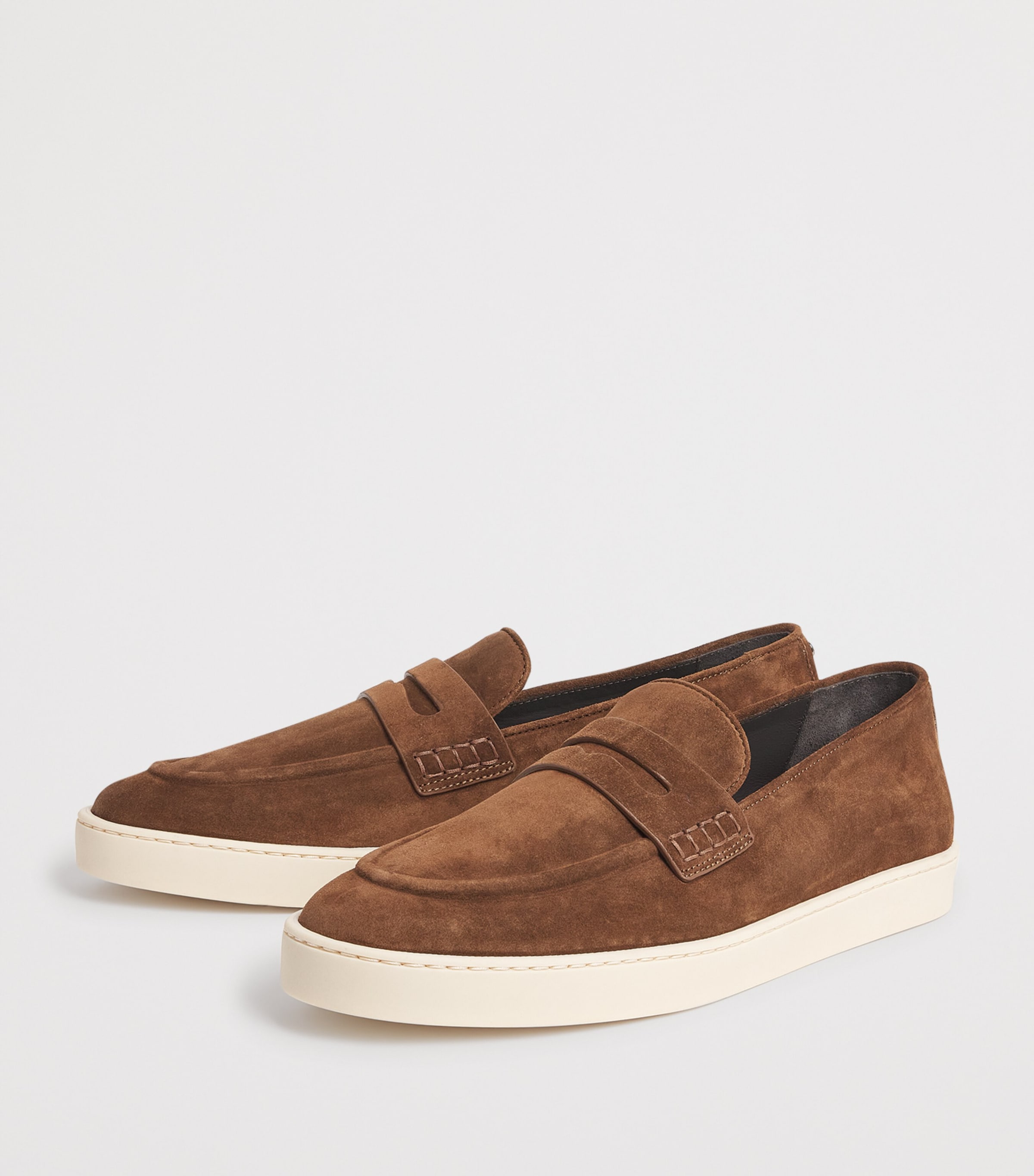 Suede Penny Loafers 530 Image 3