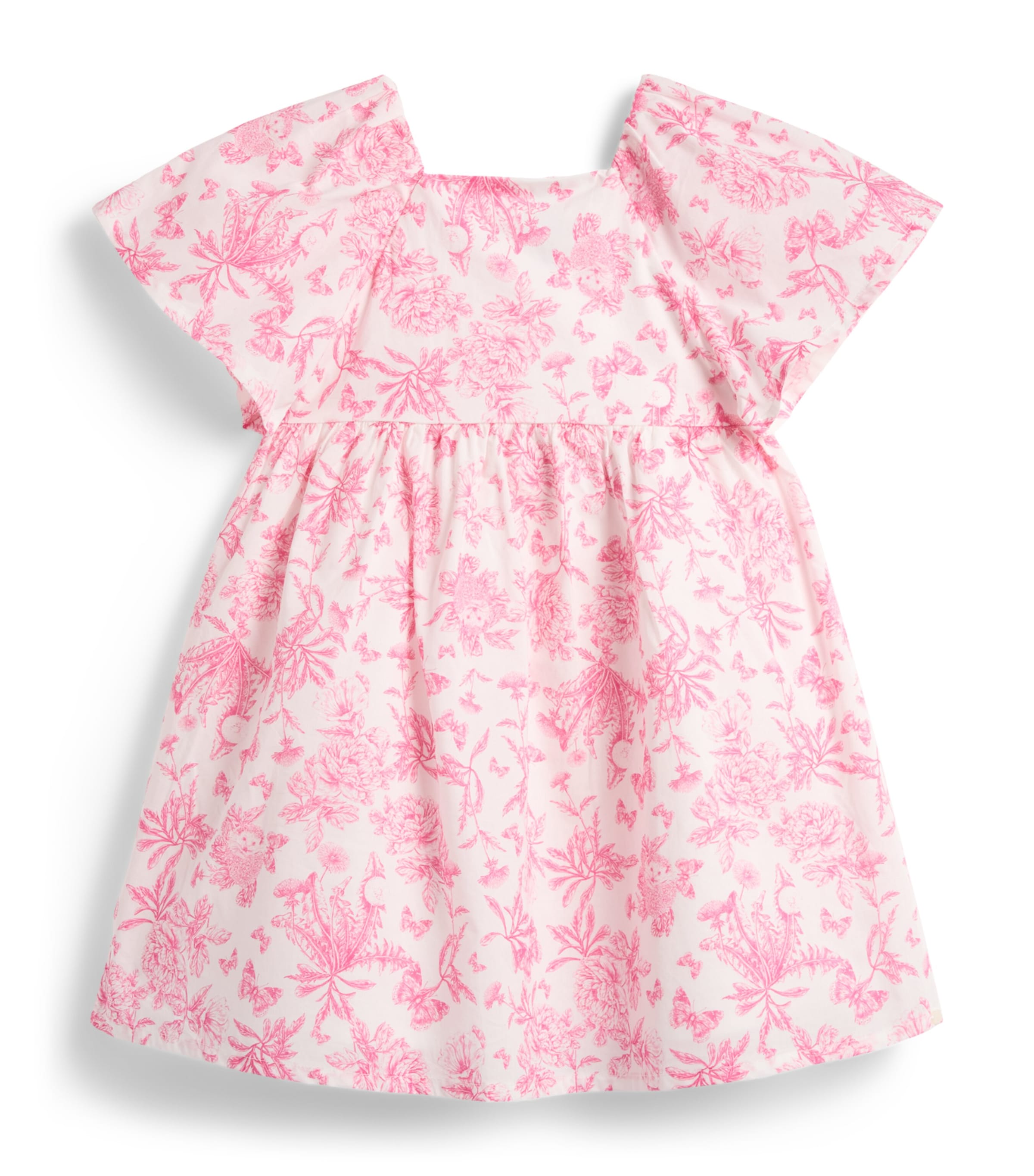 Tartine et Chocolat Cotton Printed Dress (2-14 Years) Hibiscus Image 1
