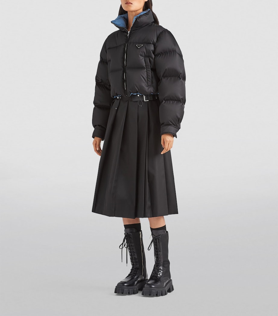 Crop Re-Nylon Puffer Jacket F0002 Image 2
