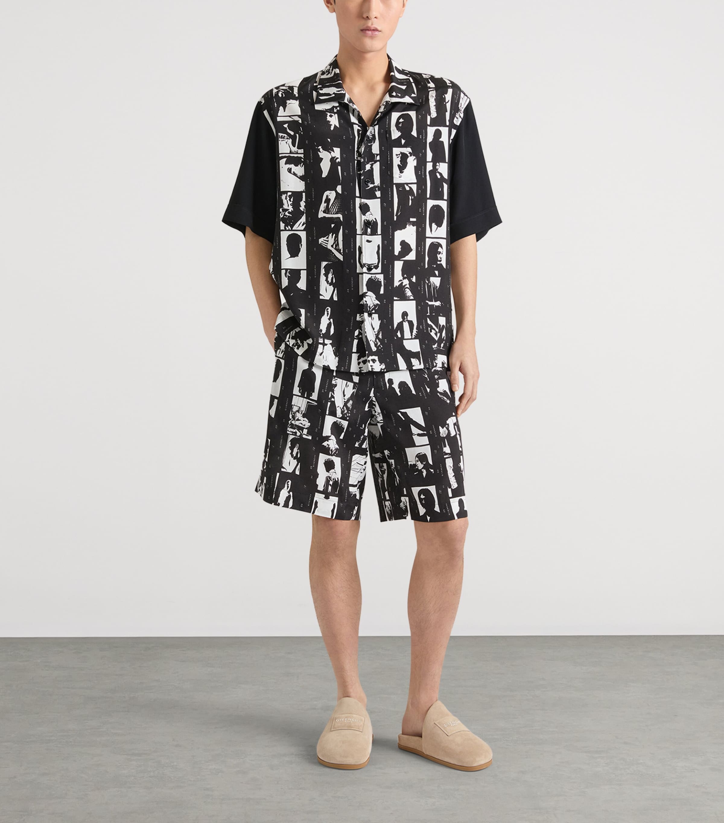 Givenchy Mens Printed Bermuda Shorts Image 2