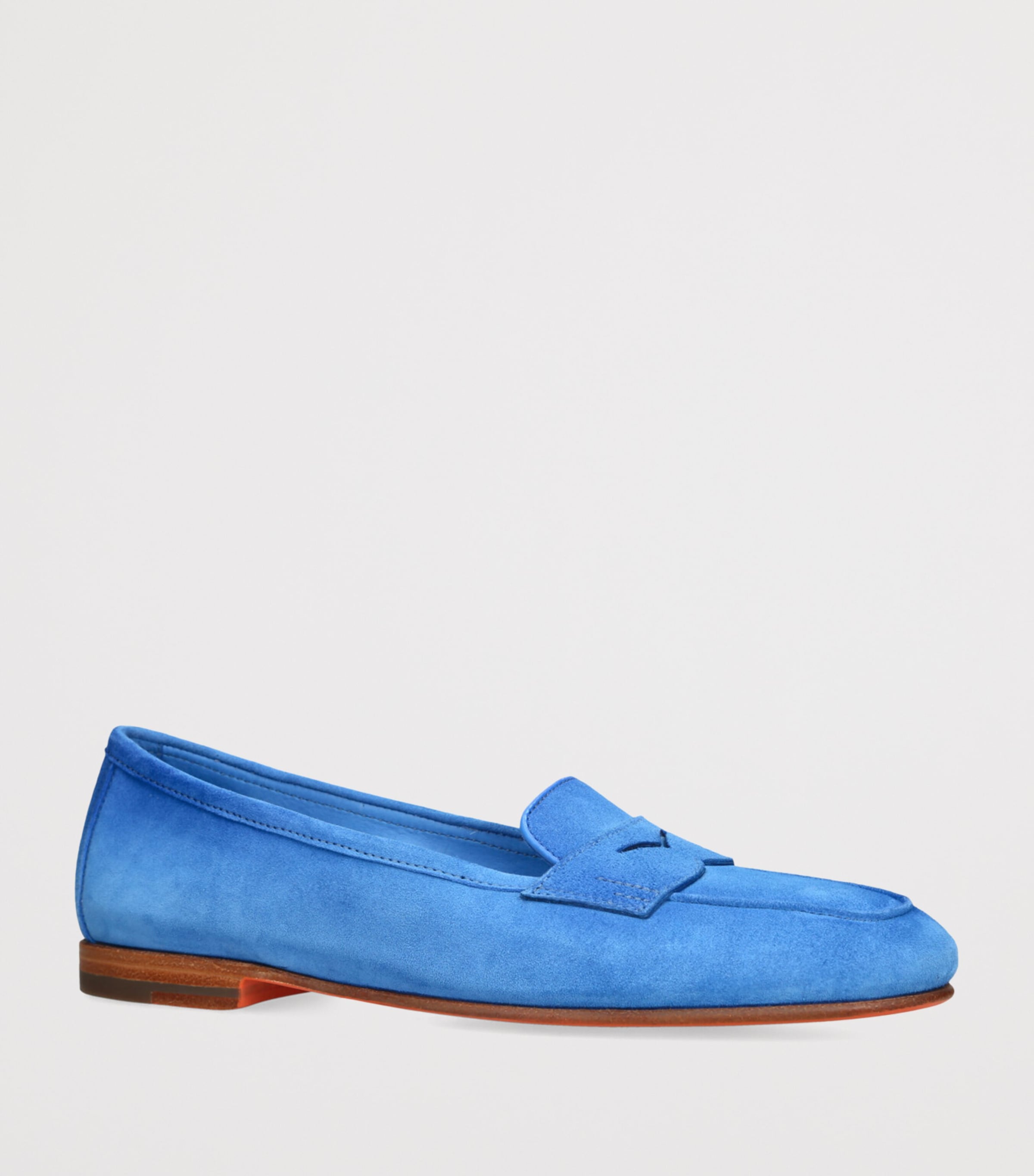 Suede Carla Loafers BLUE Image 3