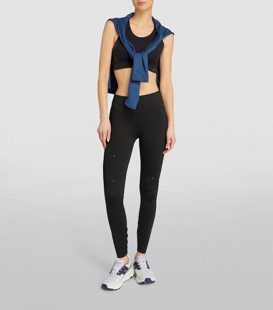 On Womens Performance Leggings Black Image 2