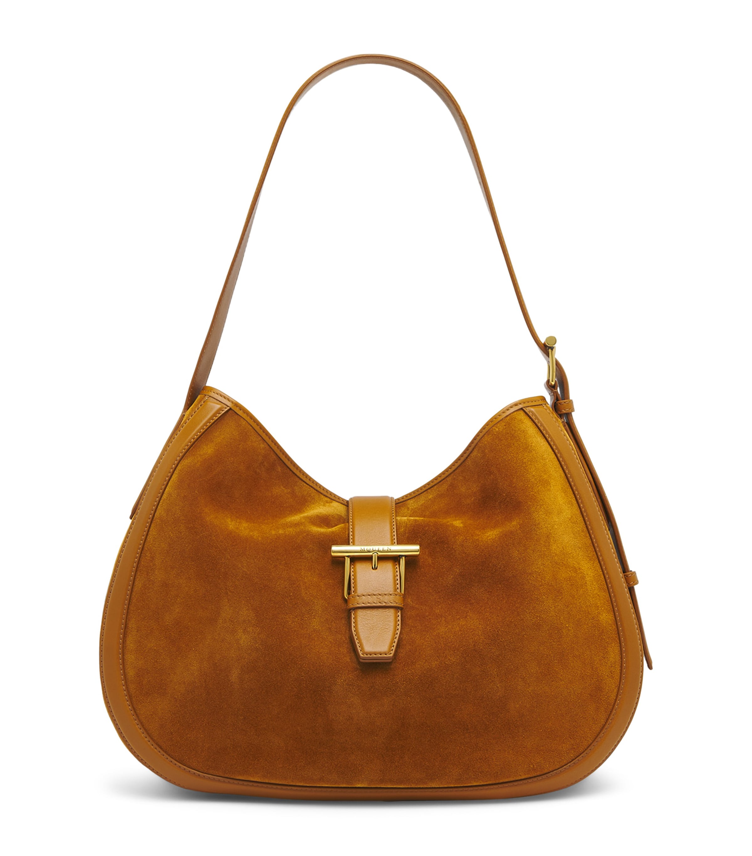 Alexander Mcqueen T-bar Suede Shoulder Bag