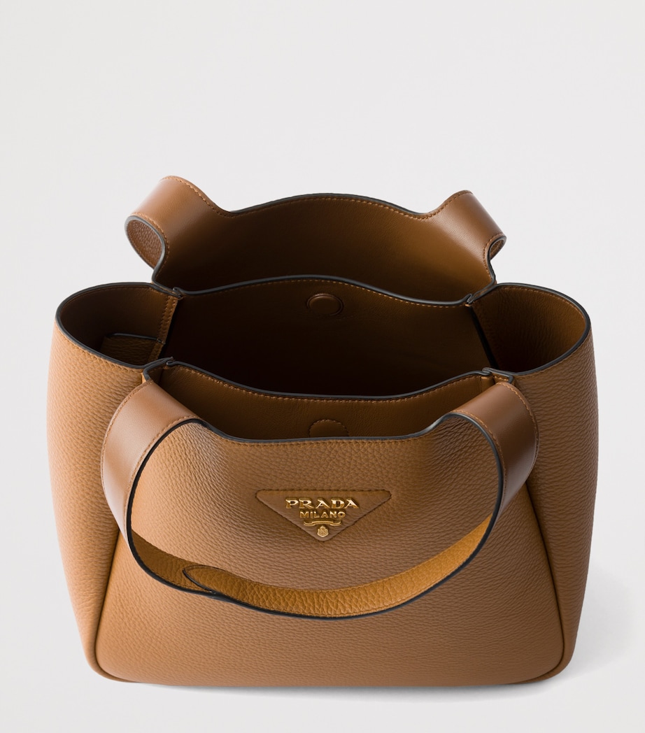 Small Leather Tote Bag F03V8 Image 4