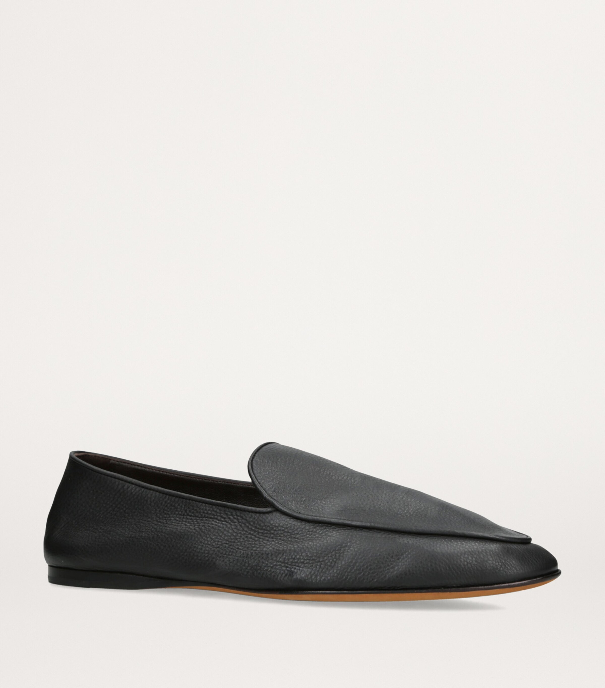The Row Hereditas Leather Loafers Black Image 4