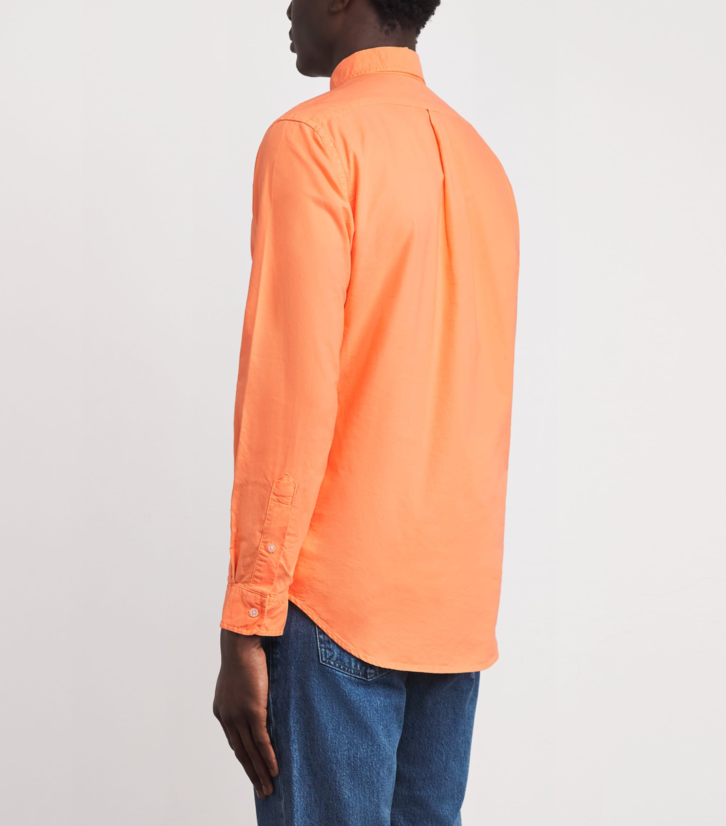 Custom Fit Oxford Shirt POMPANO ORANGE Image 4