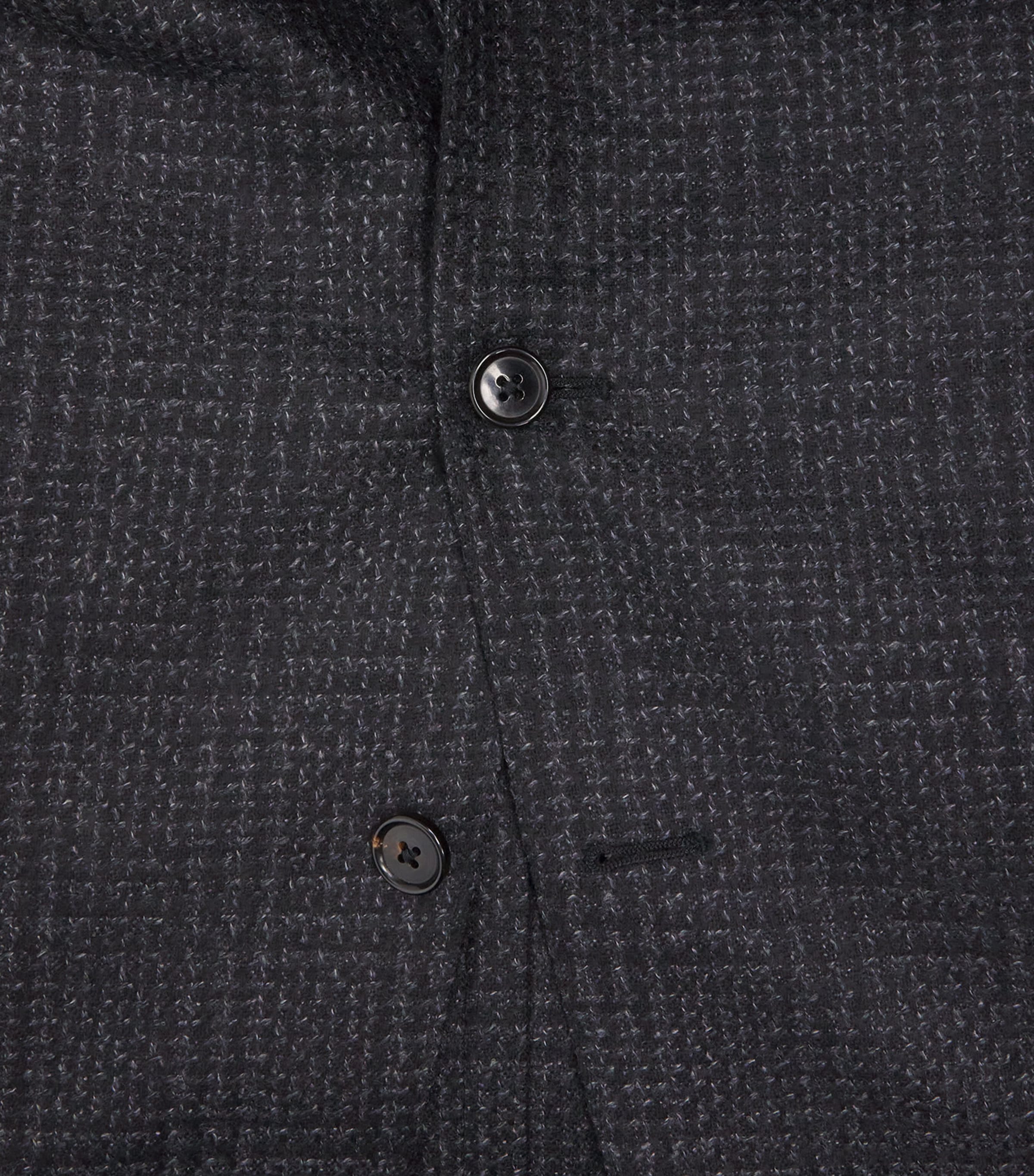 Virgin Wool Check Blazer 013 GREY MELANGE Image 5