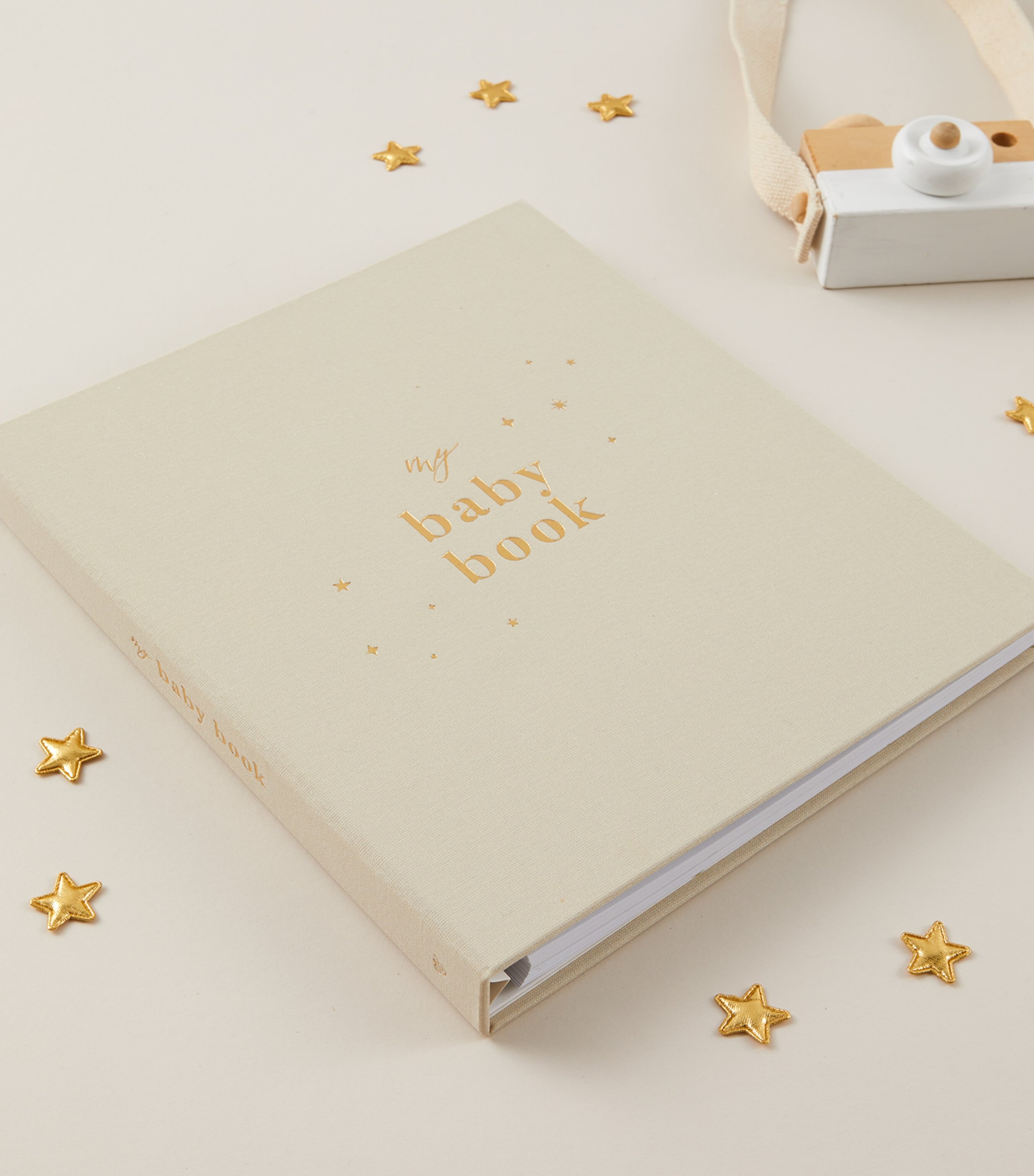 My Baby Memory Book IVORY/BEIGE, GOLD Image 3