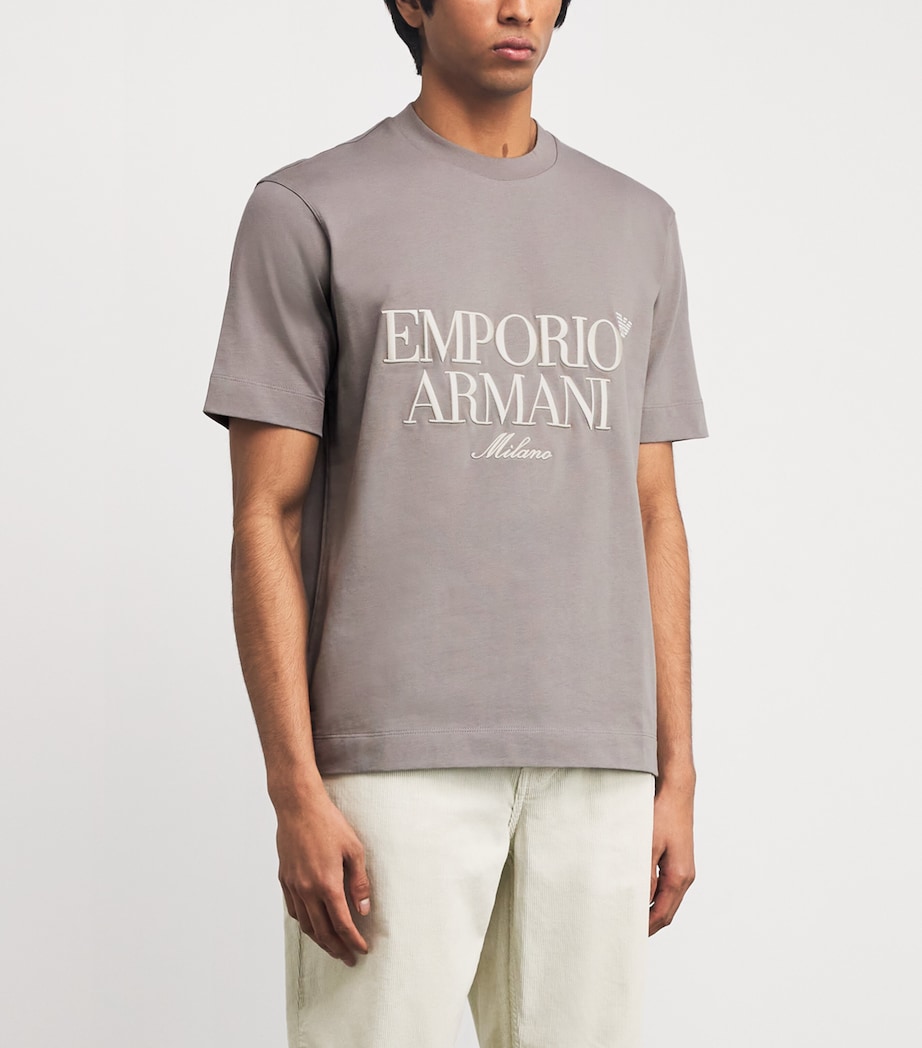 Cotton Logo T-Shirt U8049 Image 3