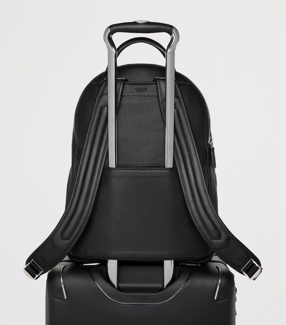 Tumi Leather Turin Beneditto Backpack Black Image 5