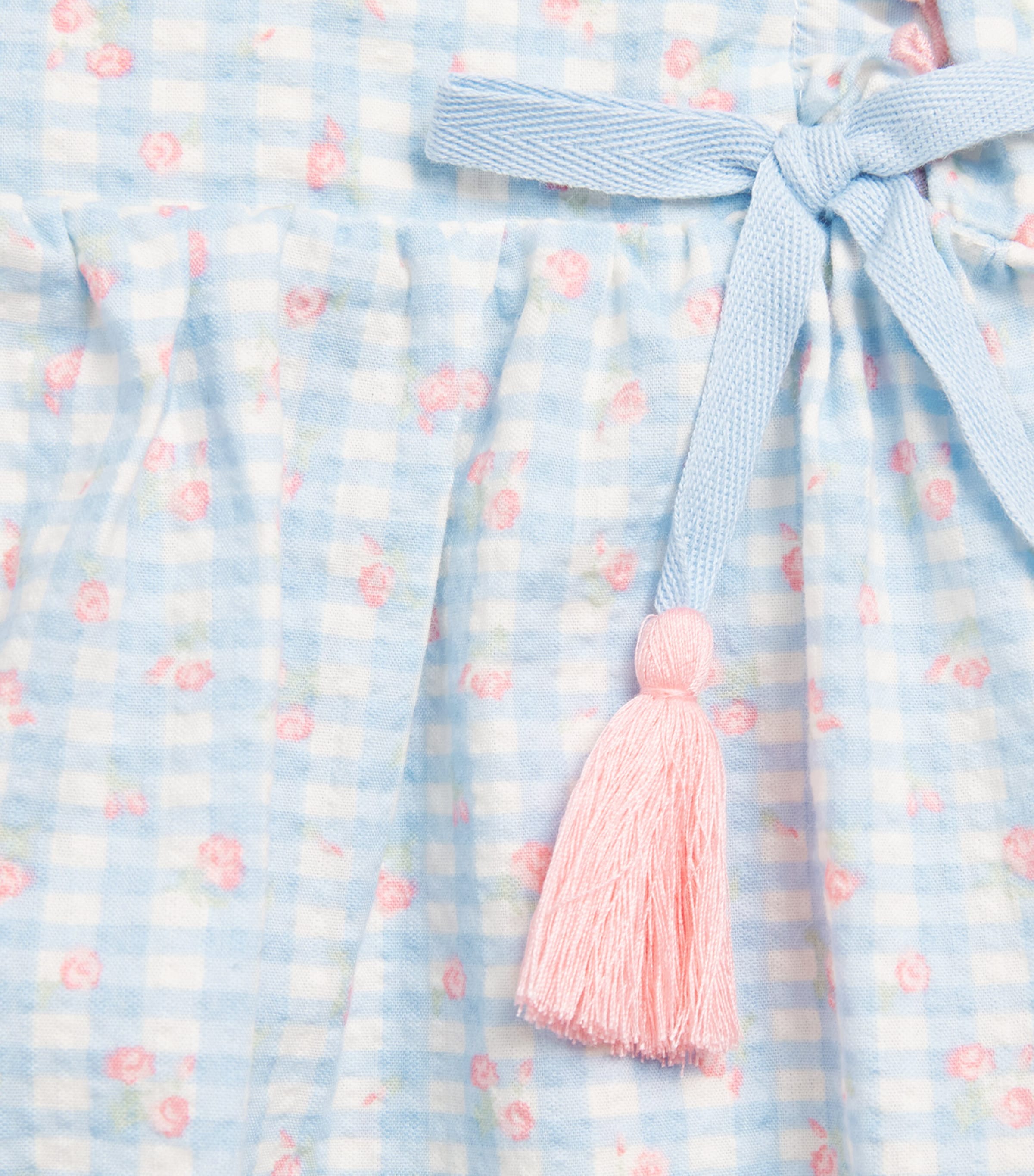 Gingersnaps Cotton Tassel Dress (3-36 Months) Multiolor Image 3