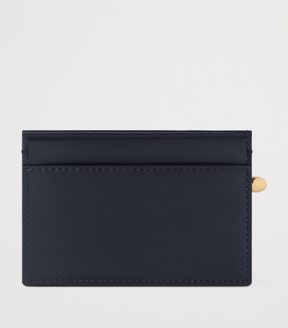 Leather Pinch Cardholder BLACK Image 2