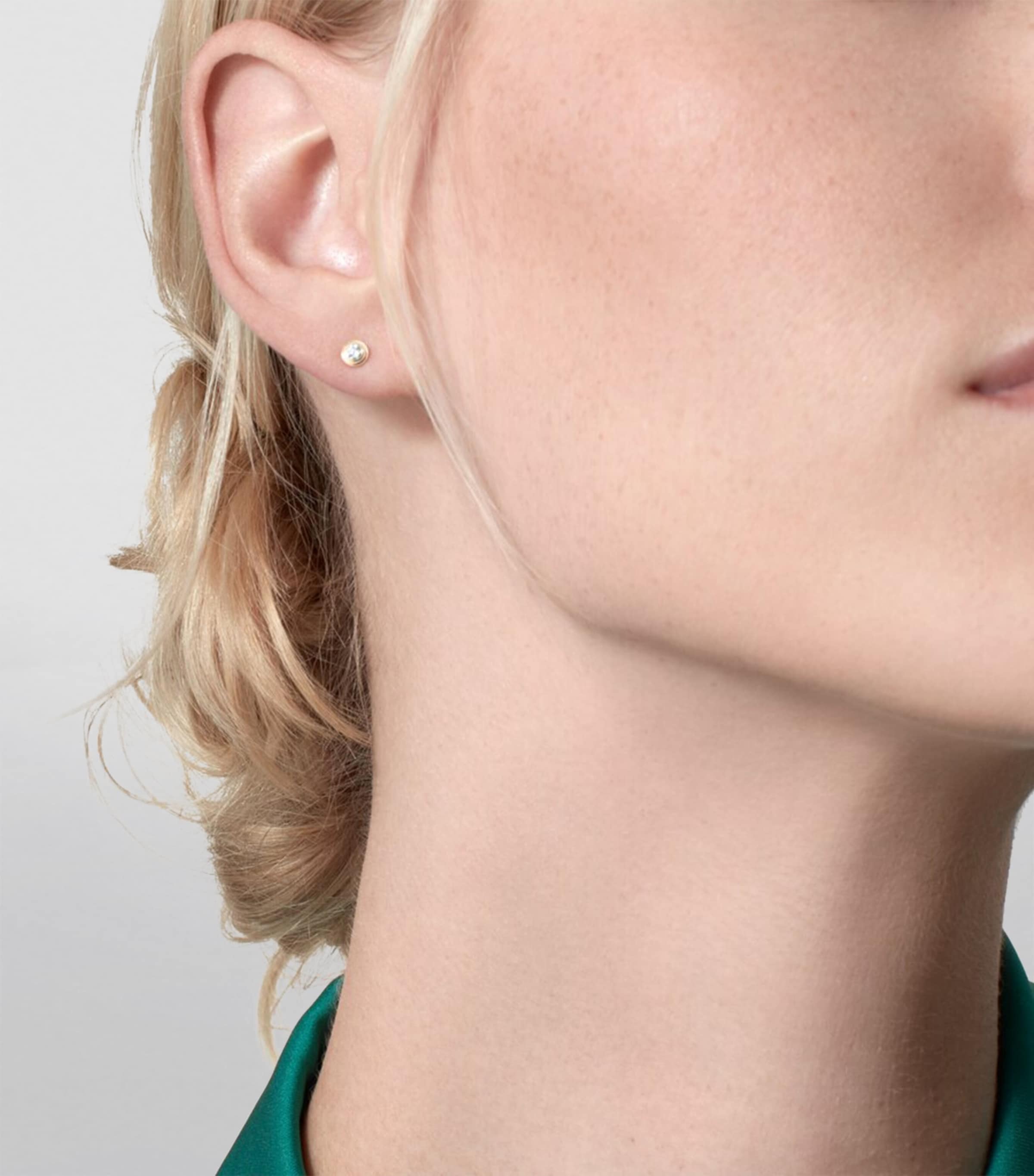 Cartier Yellow Gold and Diamond Cartier d'Amour Earrings