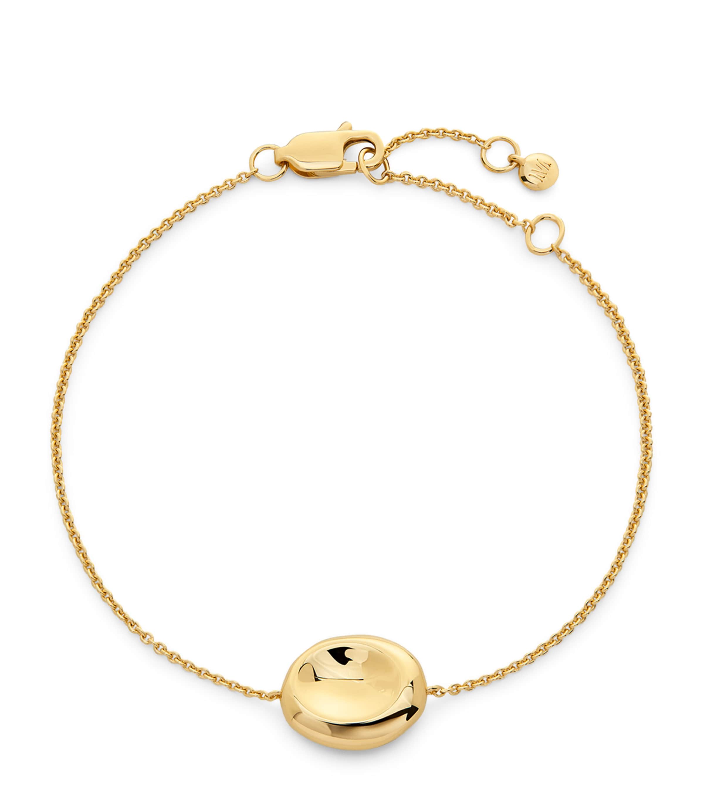Monica Vinader Gold Vermeil Aria Chain Bracelet In Gold