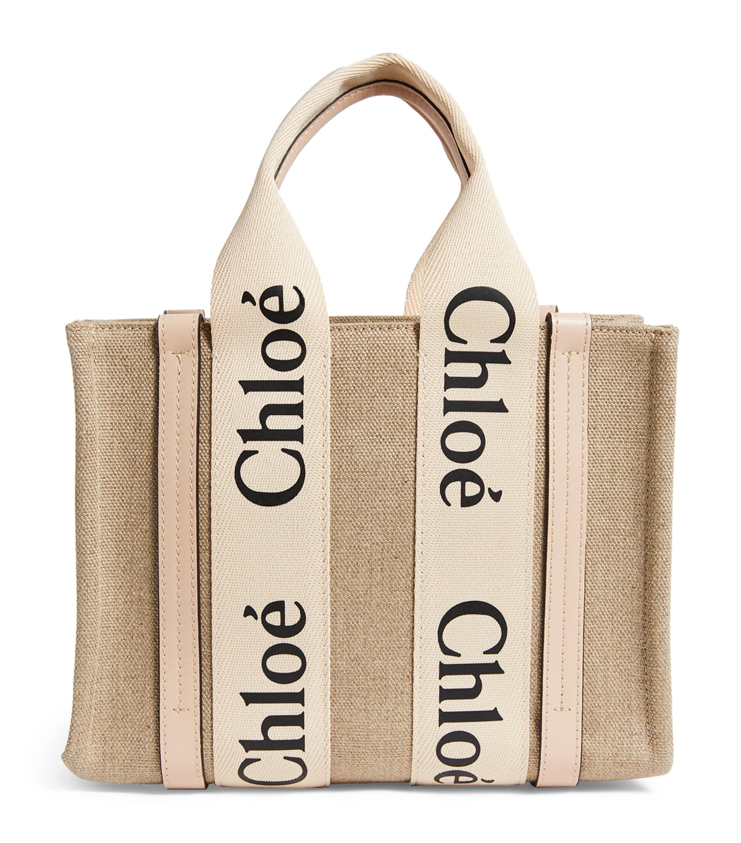 Chloé Small Woody Tote Bag In Pink