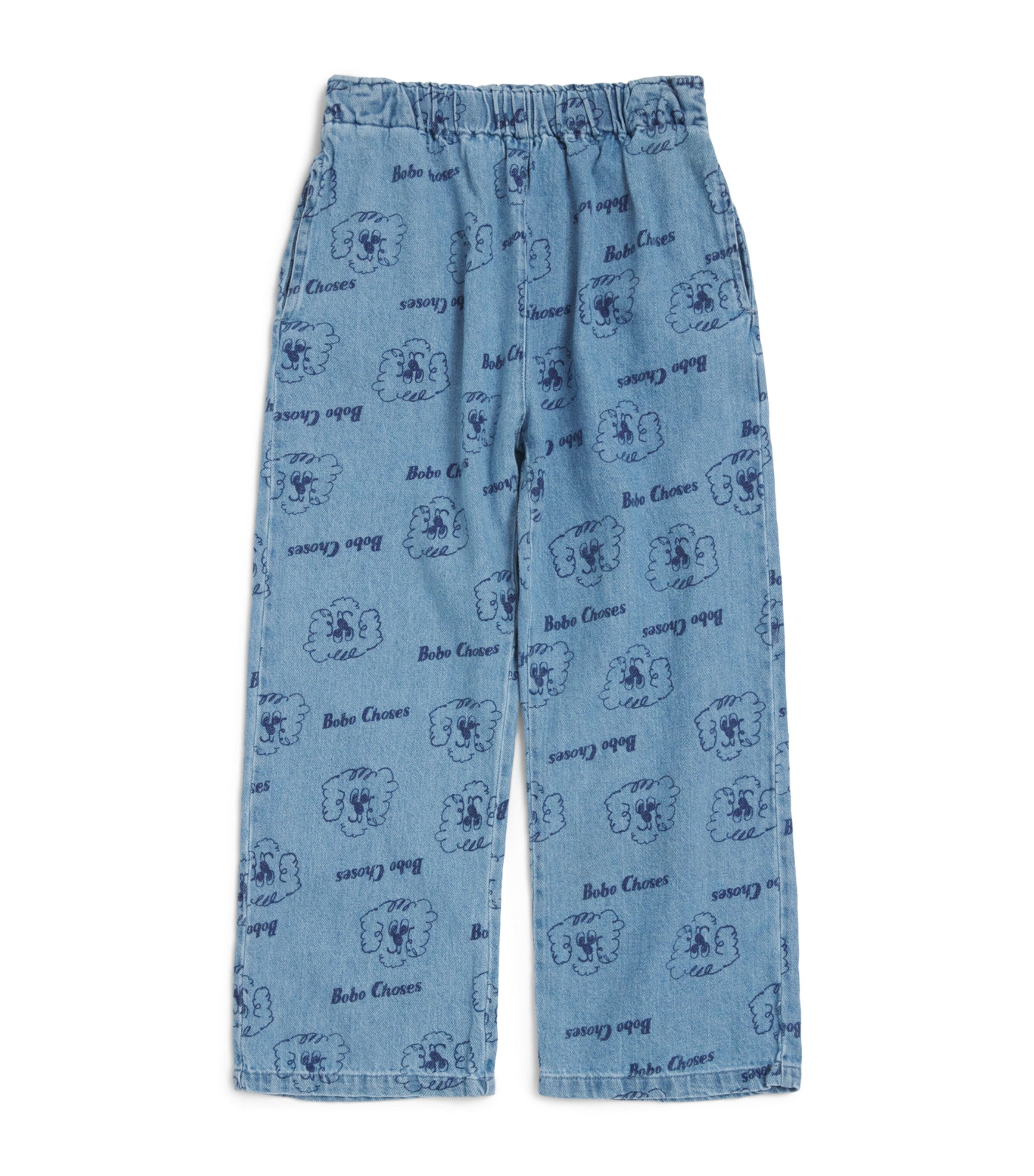 Bobo Choses Pickles The Dog Jeans (8-9 Years) Prussian Blue Image 1