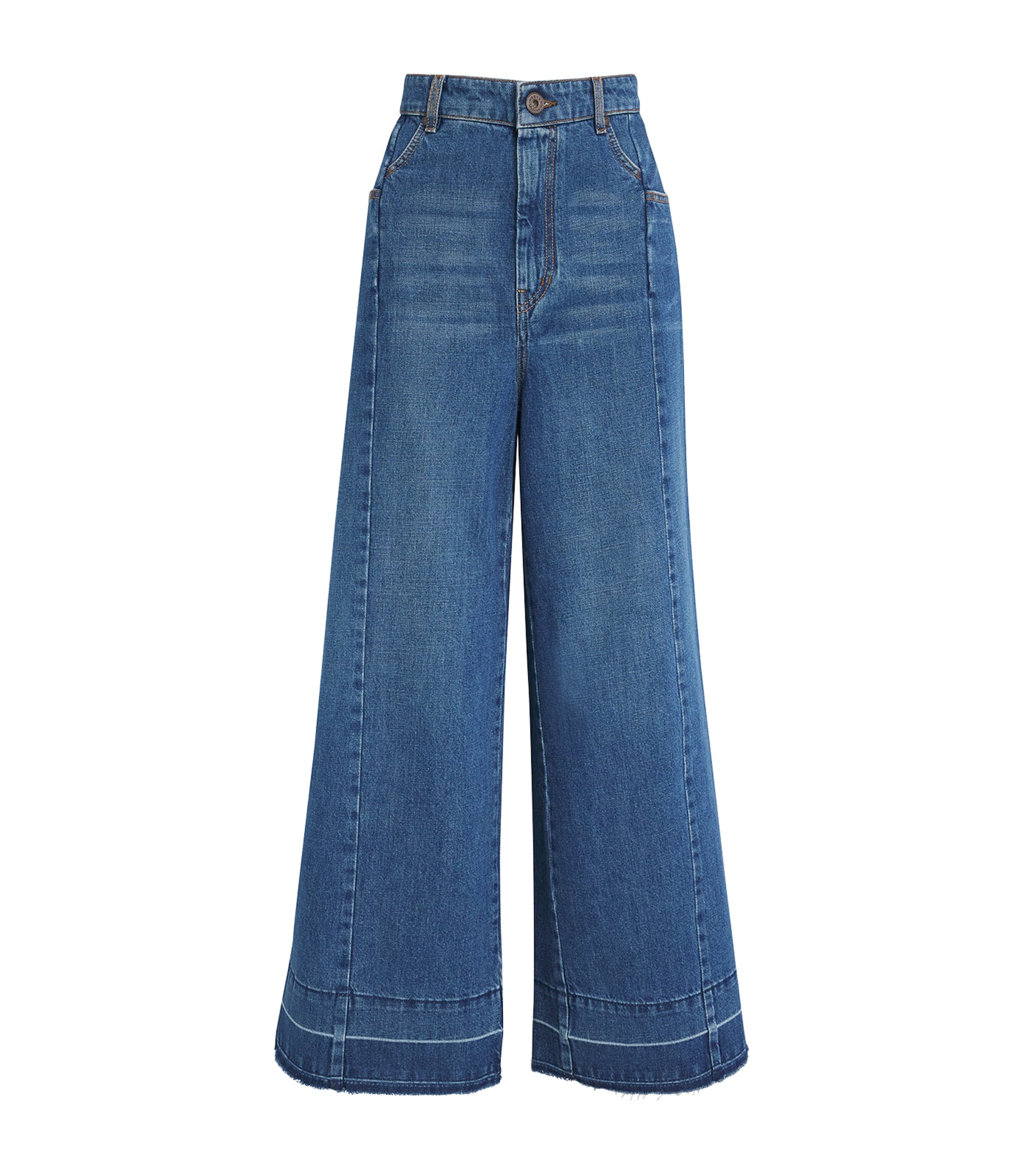 Wide-Leg Jeans NAVY Image 1