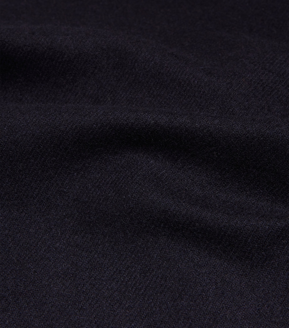 Cashmere Bourdon Blazer 416HOUSE NAVY Image 9