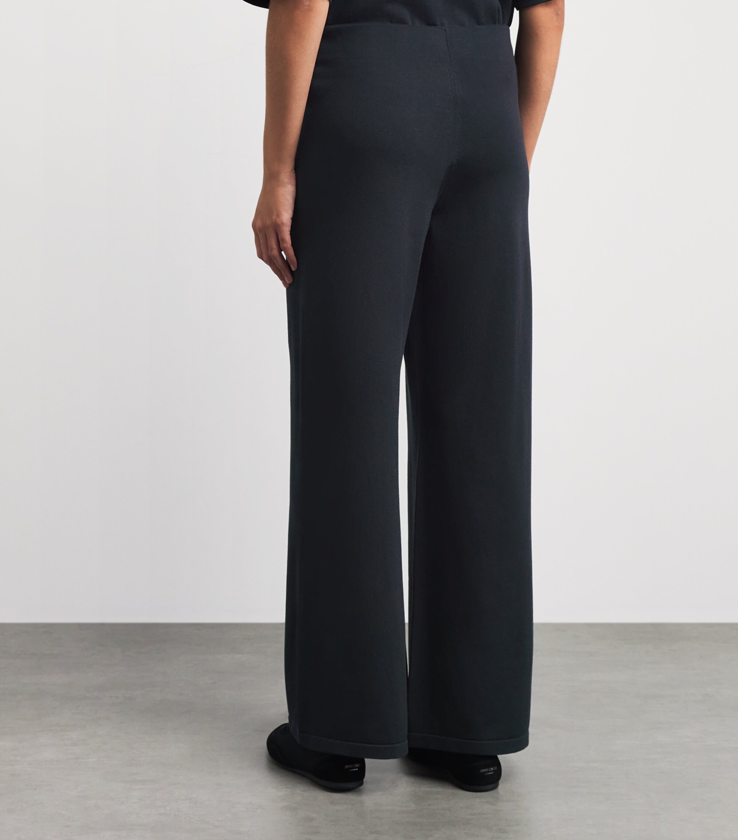 Falke Womens Merino Wool Trousers Dark Navy Image 5