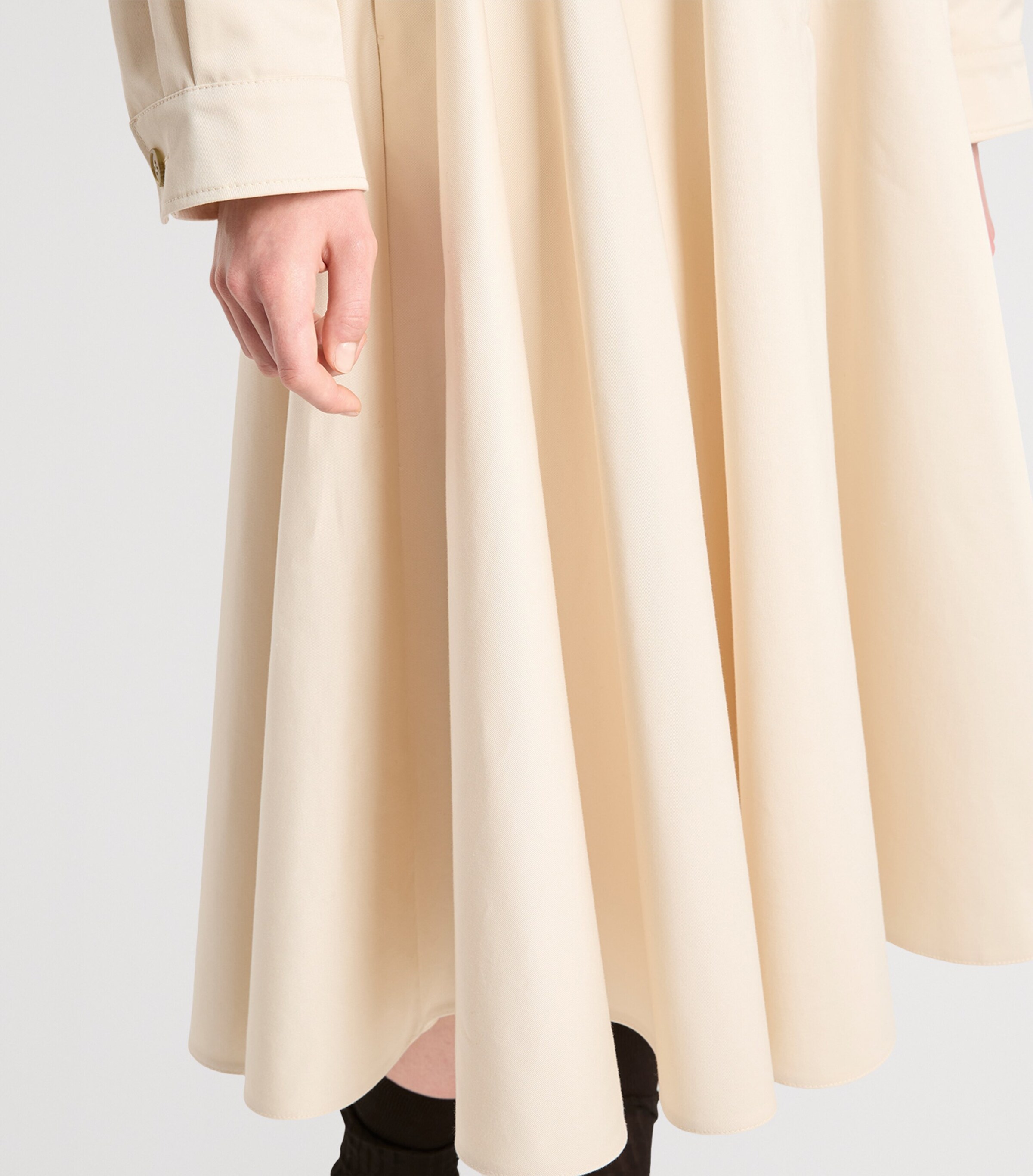 Chino Midi Skirt F0018 Image 4