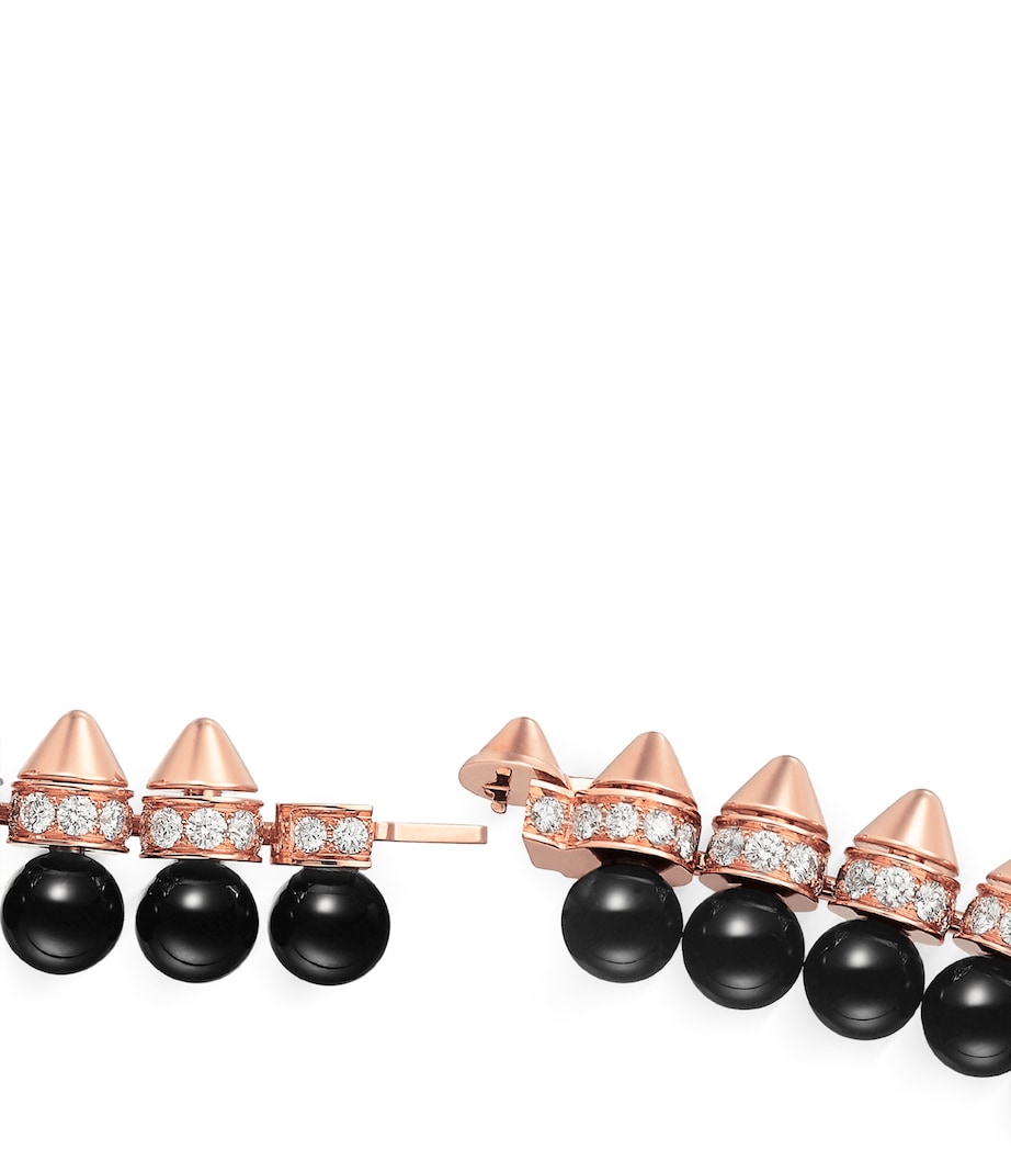 Rose Gold, Diamond and Onyx Clash de Cartier Bracelet ROSE GOLD Image 3