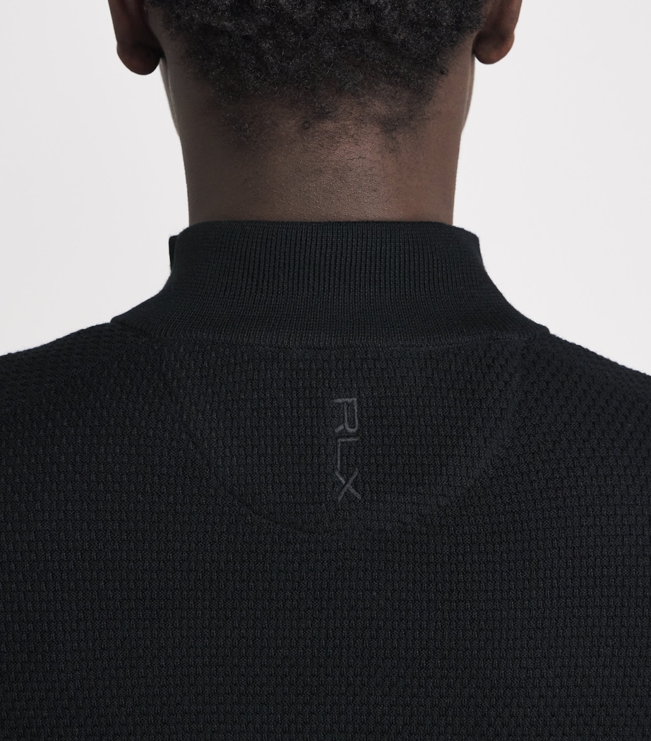 Cotton-Blend Performance Sweater POLO BLACK Image 6
