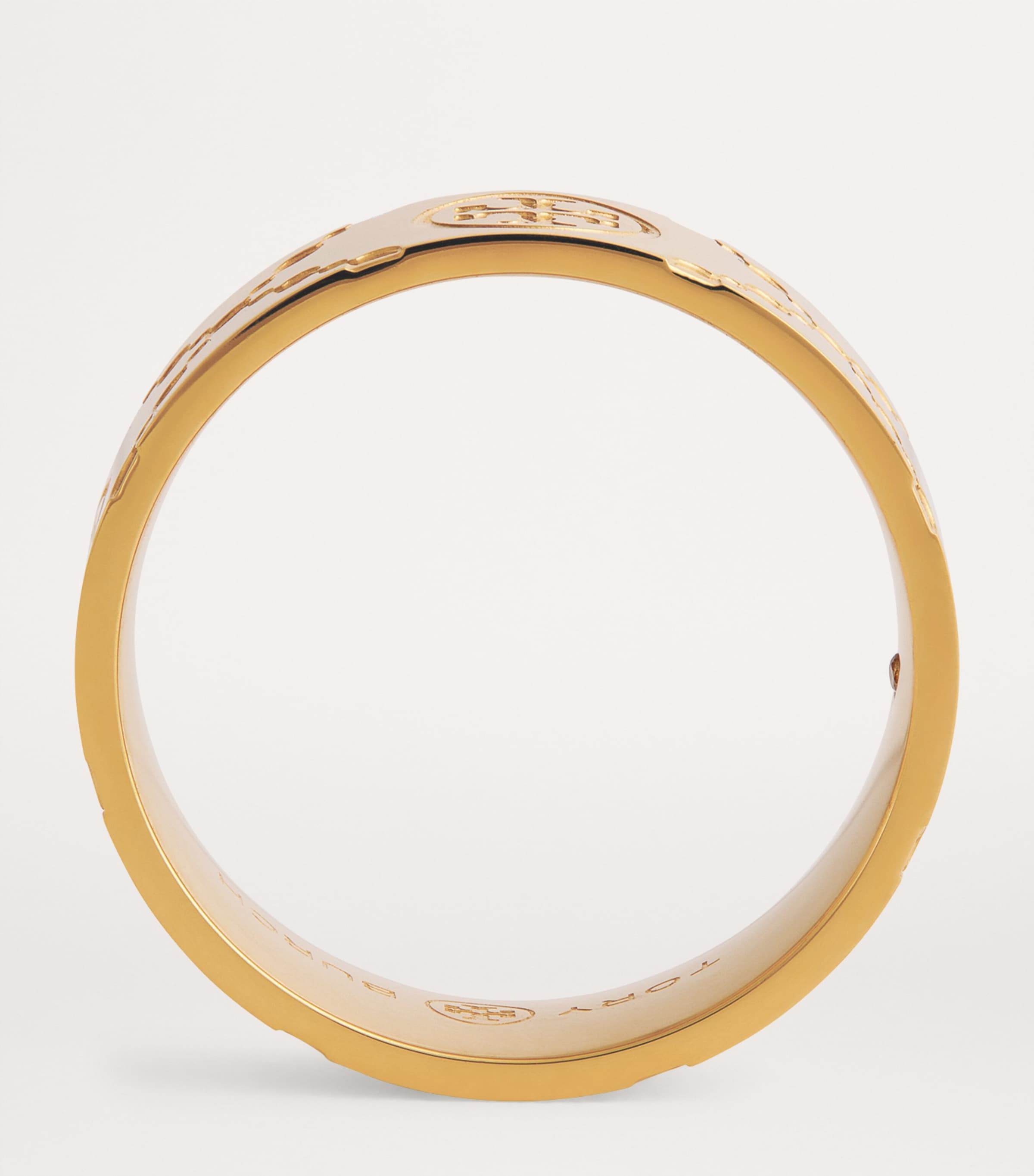 Double T Monogram Ring TORY GOLD Image 3