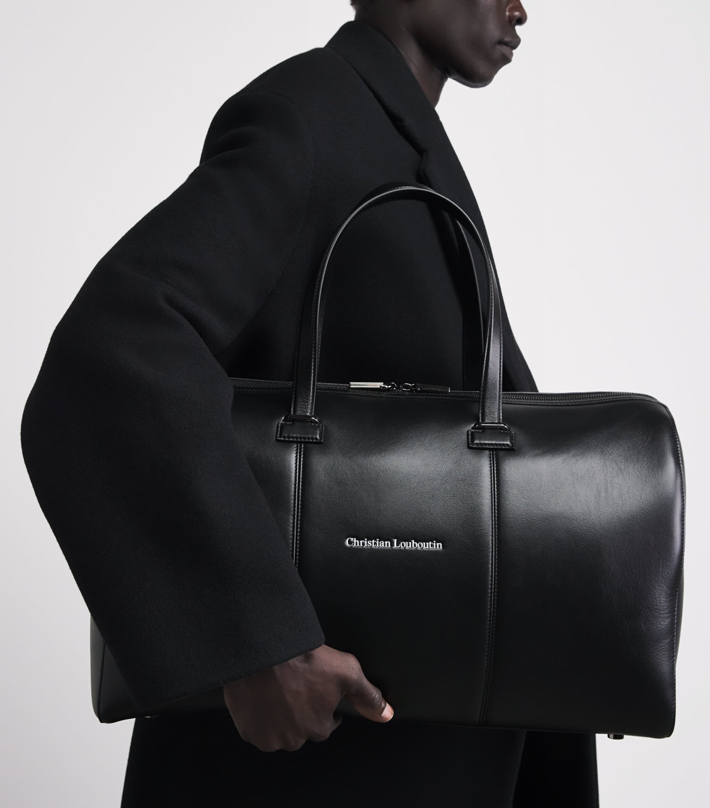 Christian Louboutin Tactical Leather Duffle Bag Image 4