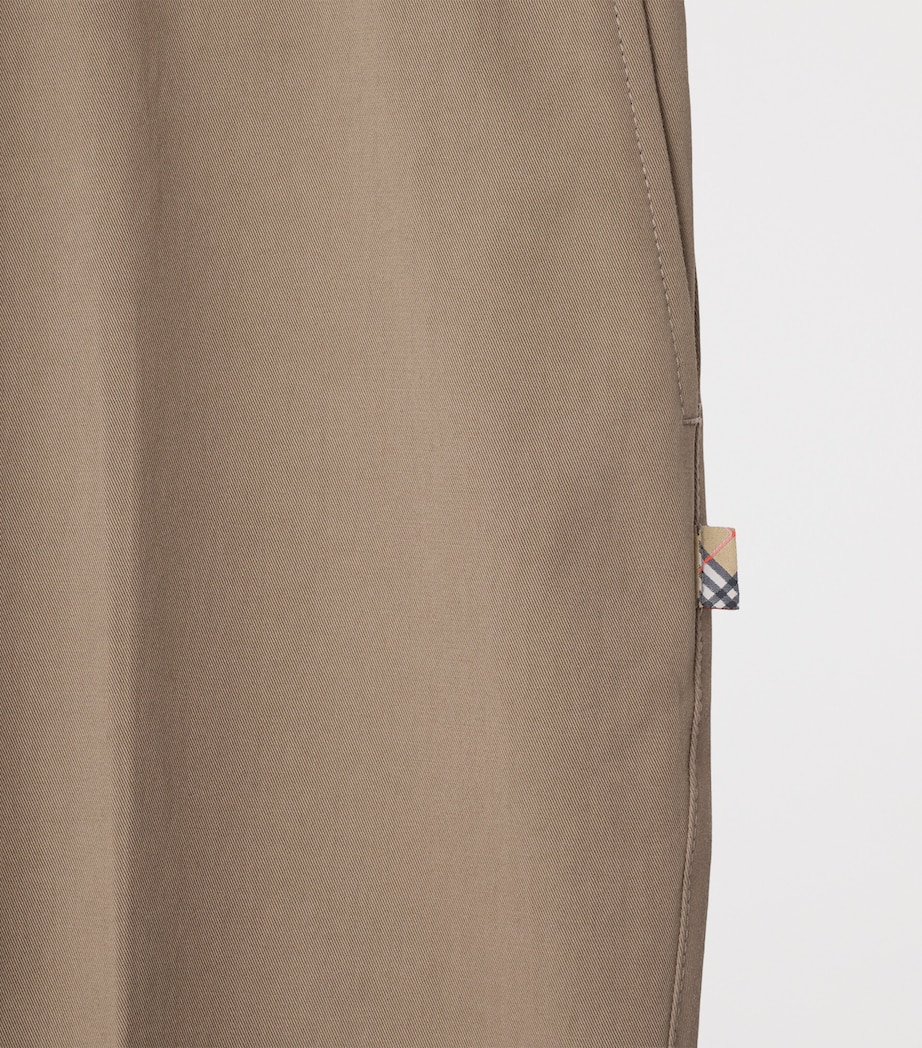 Cotton Twill Slim Chinos CLAY BROWN Image 4