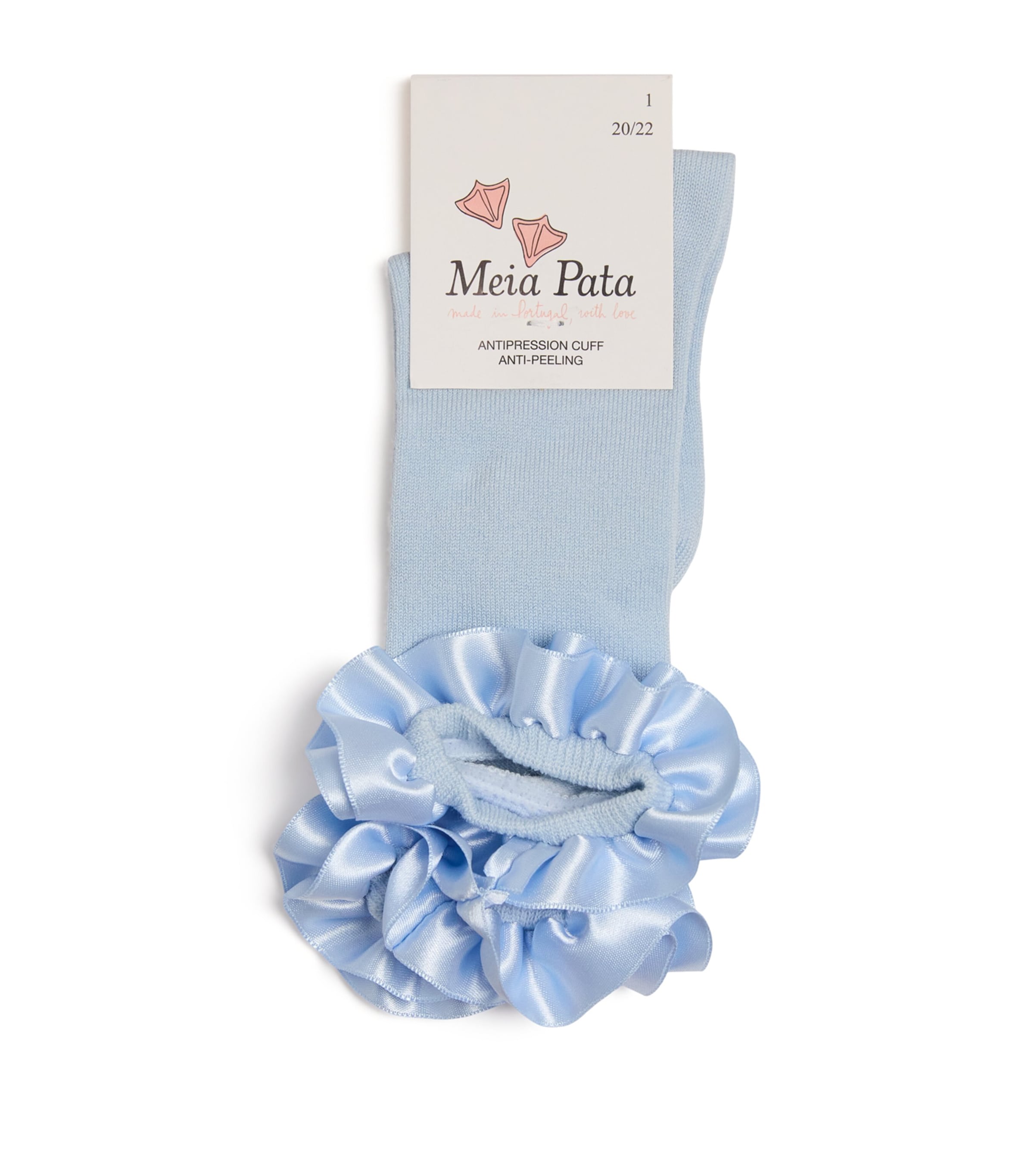 Meia Pata Ribbon-trim Knee-high Socks In Multi