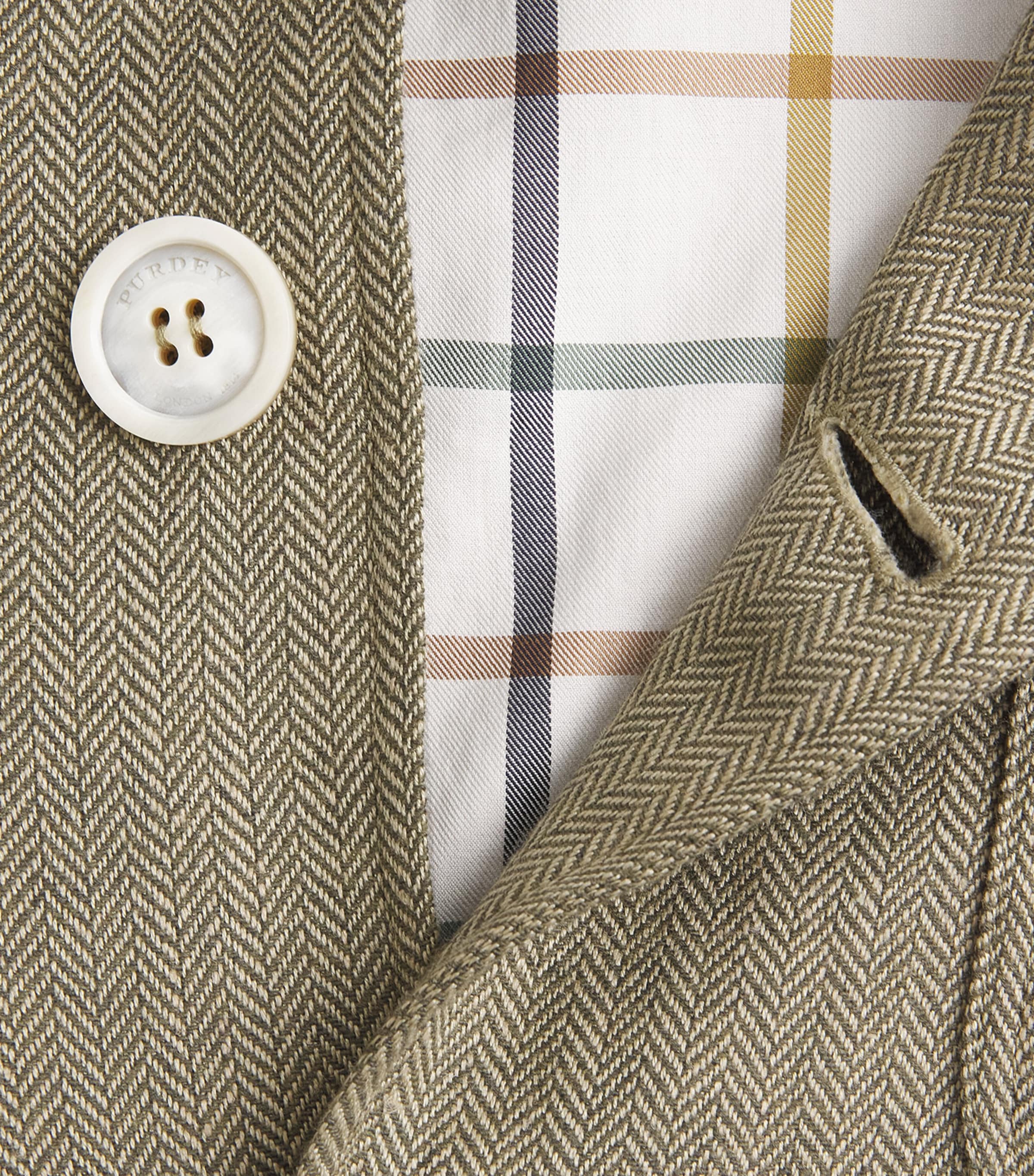 Purdey Mens Cotton-Blend Kalahari Jacket Sge Image 6