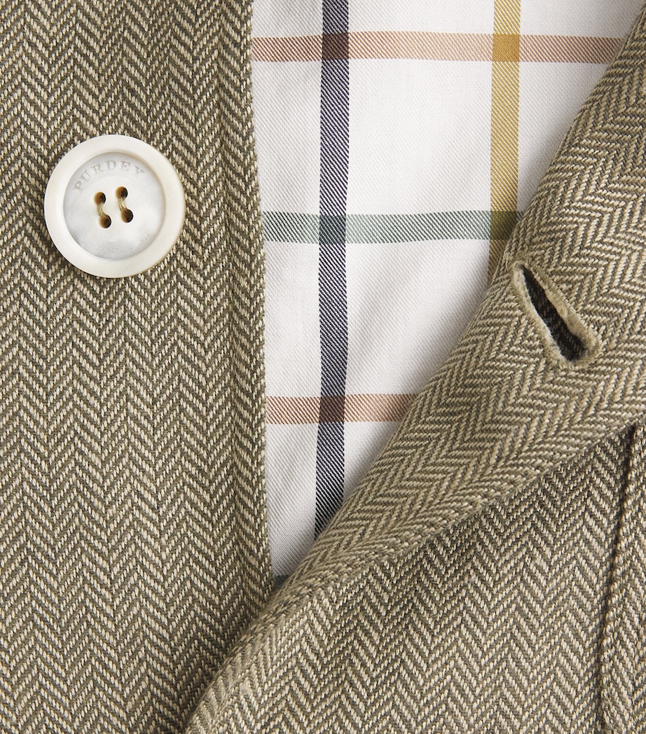 Purdey Mens Cotton-Blend Kalahari Jacket Sge Image 6