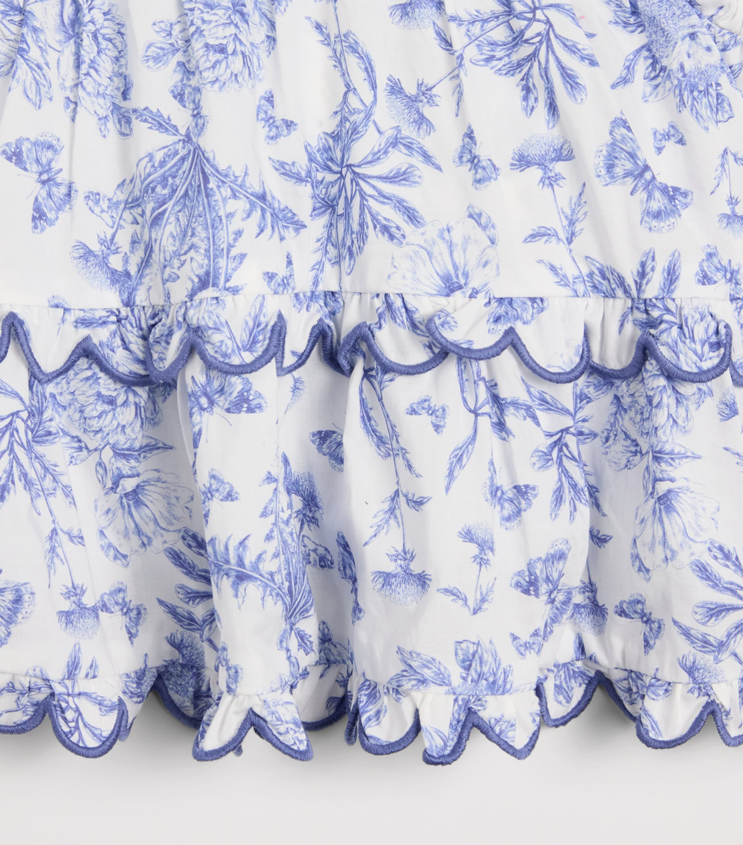 Tartine et Chocolat Cotton Printed Top and Shorts Set (2-14 Years) Bleu Electrique Image 4
