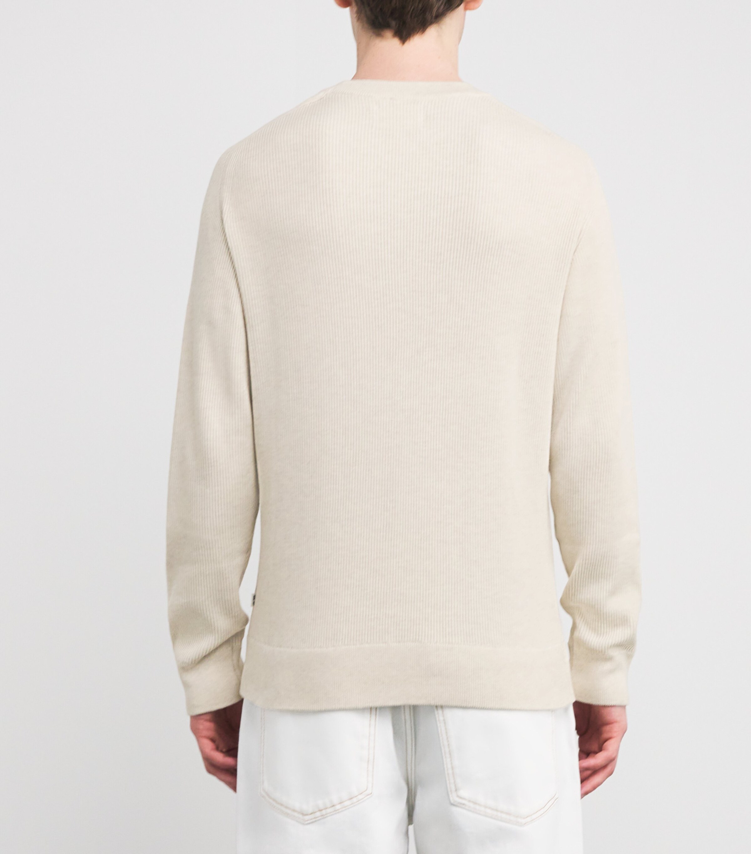 Ribbed Danny Sweater IVORY Image 4