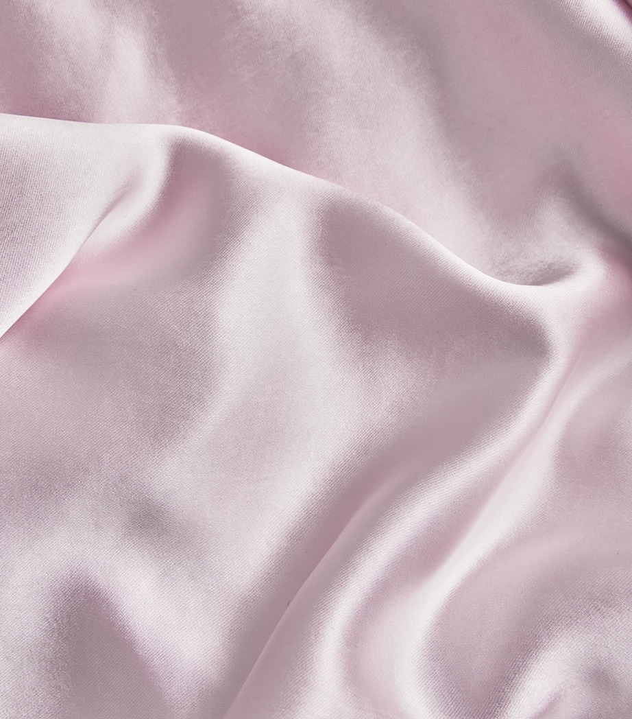 Sequin Bouclé Chiffon Midi Dress PINK Image 4