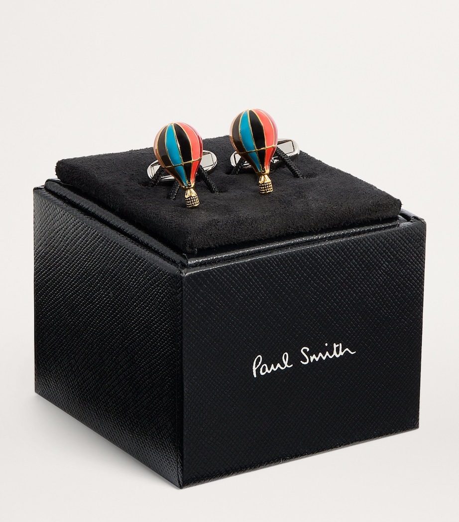 Paul Smith Signature Stripe Hot Air Balloon Cufflinks Coloured Image 3