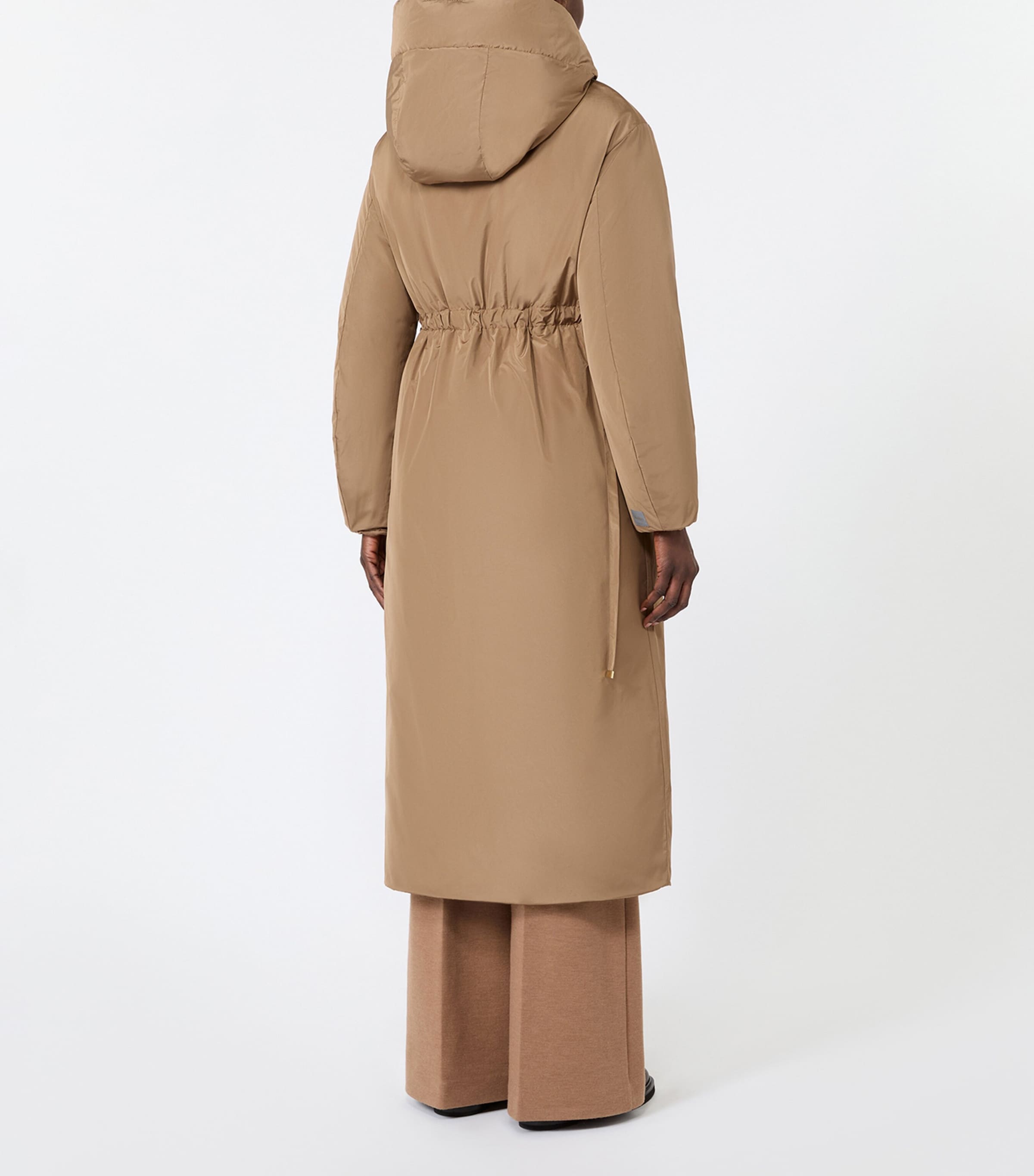 Max Mara Womens Camel-Wool Reversible Puffer Coat Camel Image 6
