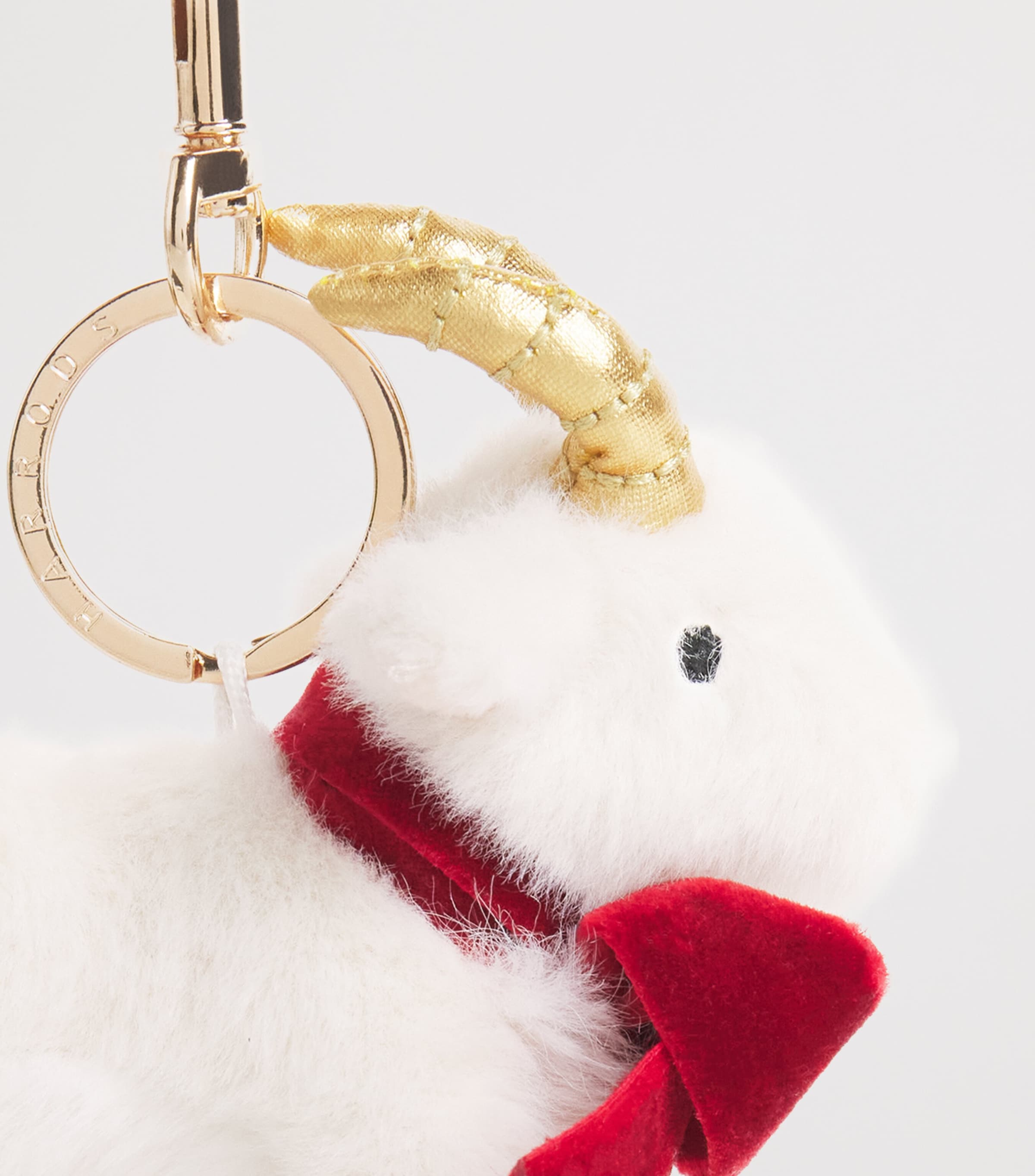 Harrods Goat Plush Keyring In Multi