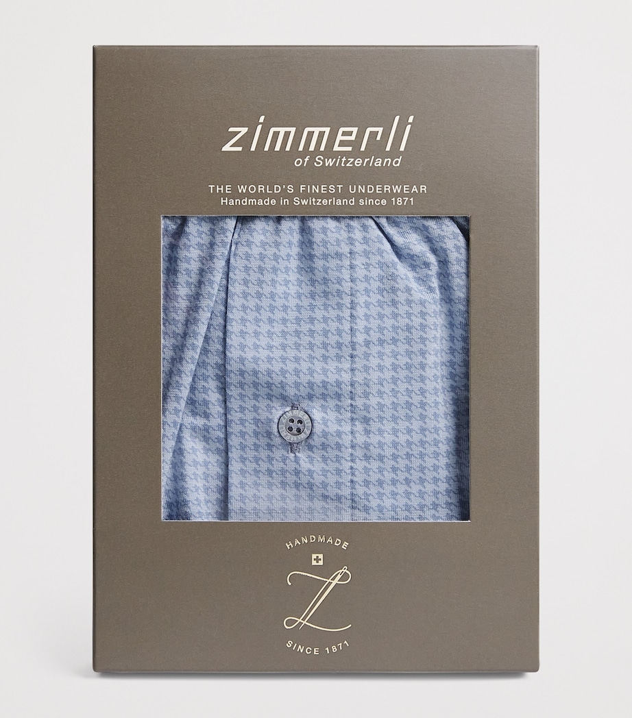 700 Pureness Traditional Boxers 992 HOUNDSTOOTH BLUE Image 4