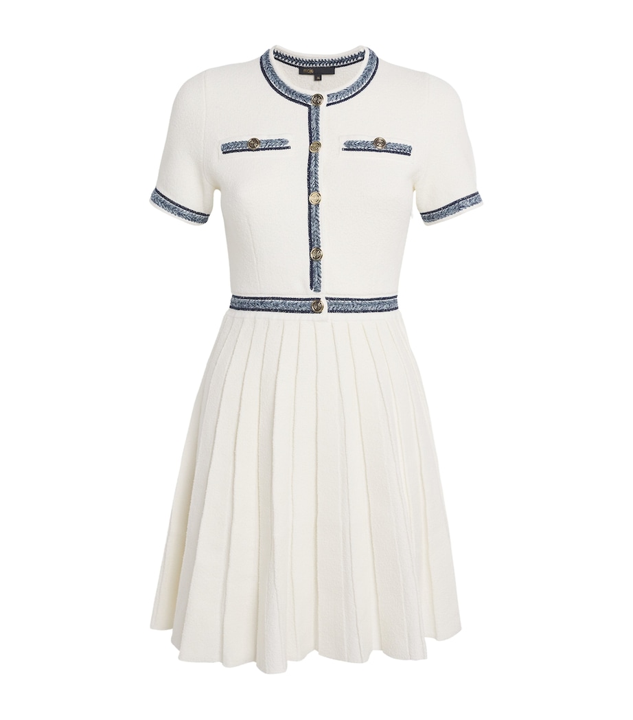Terry Braid-Trim Mini Dress - Image 1