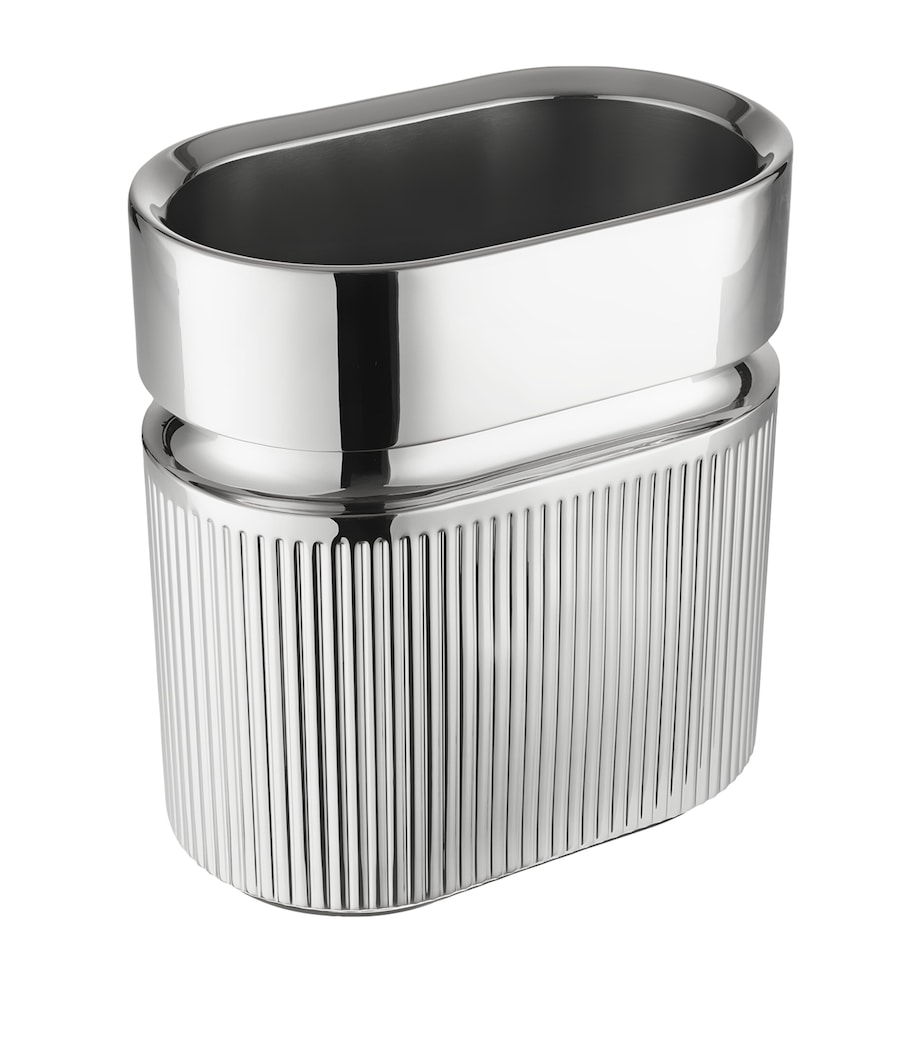Christofle Stainless Steel Club 30 Champagne Bucket Silver Image 1