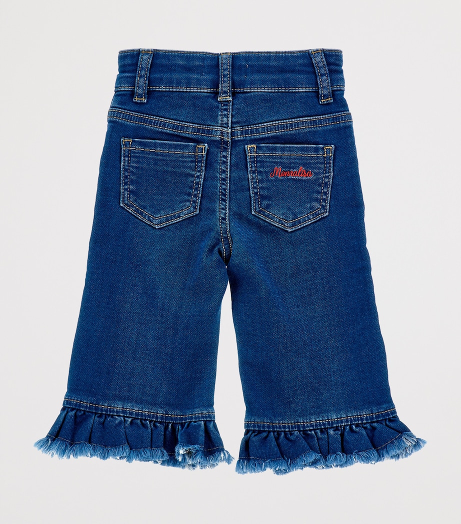 x Disney Ruffled Minnie Jeans (4-10 Years) BLU STONE DENIM Image 2