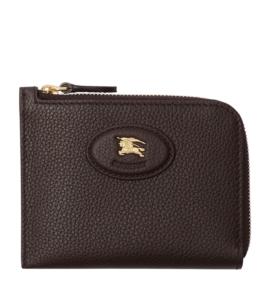 Burberry Leather Bloomsbury Zip Wallet Peat/sand Image 1