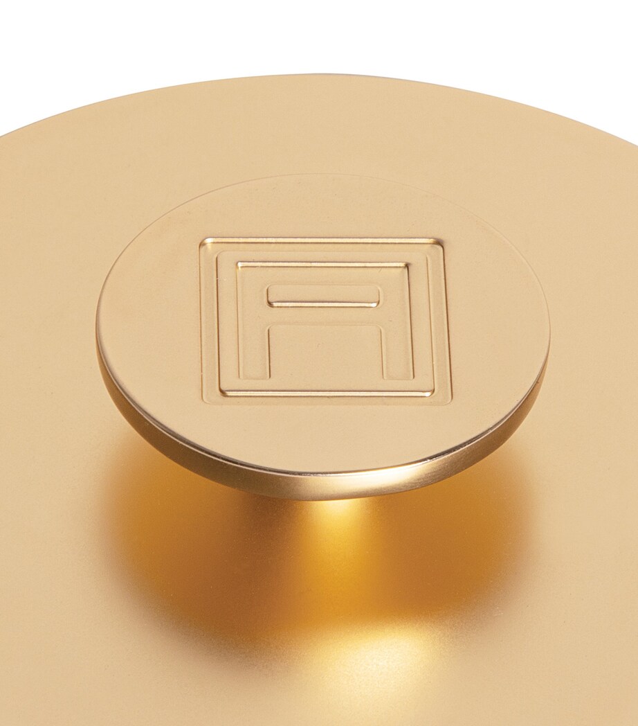 Travel From Home Candle Lid GOLD Image 3