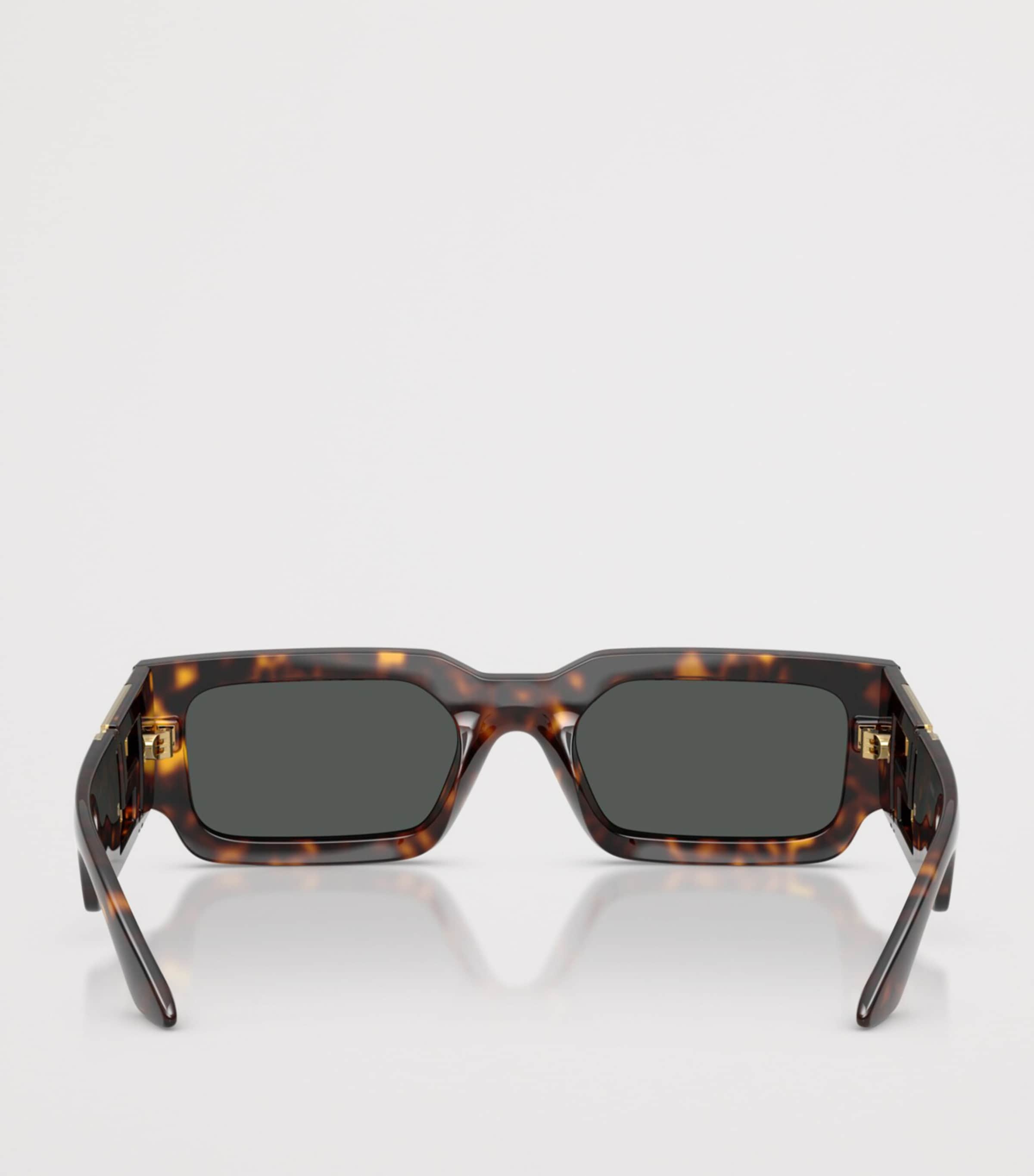 Versace Greca Maxi Rectangle Sunglasses Brown Image 4