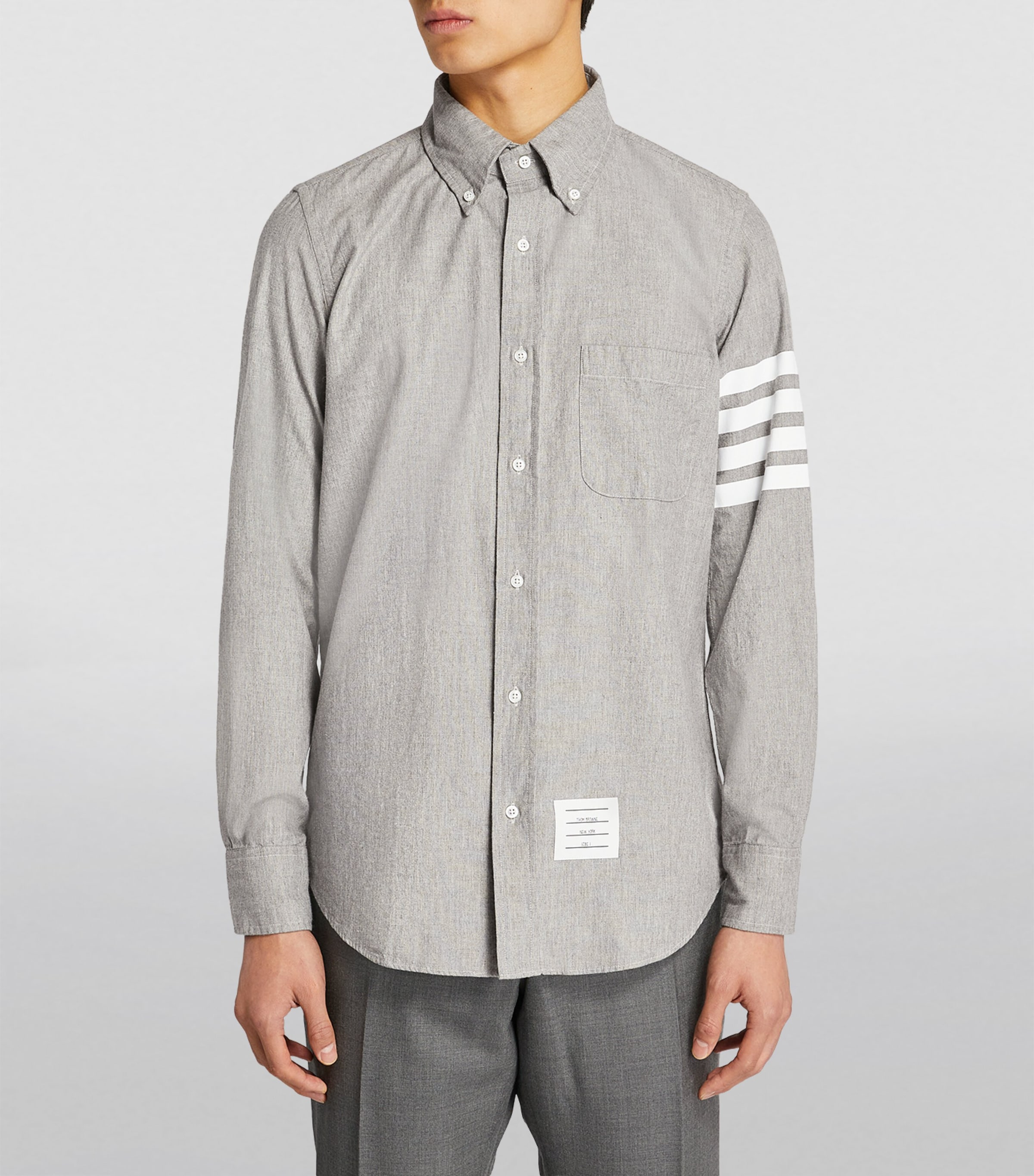 4-Bar Stripe Shirt MED GREY Image 3