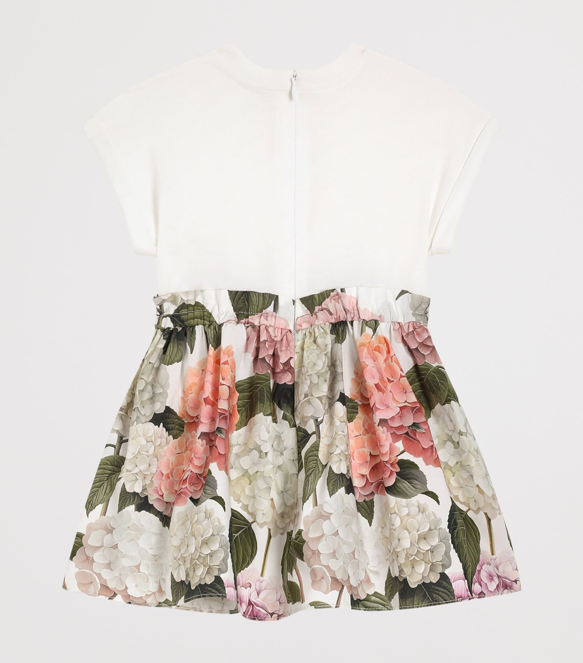 Dolce&Gabbana Kids Hydrangea T-Shirt Dress and Bloomers (3-30 Months) Comb Image 2