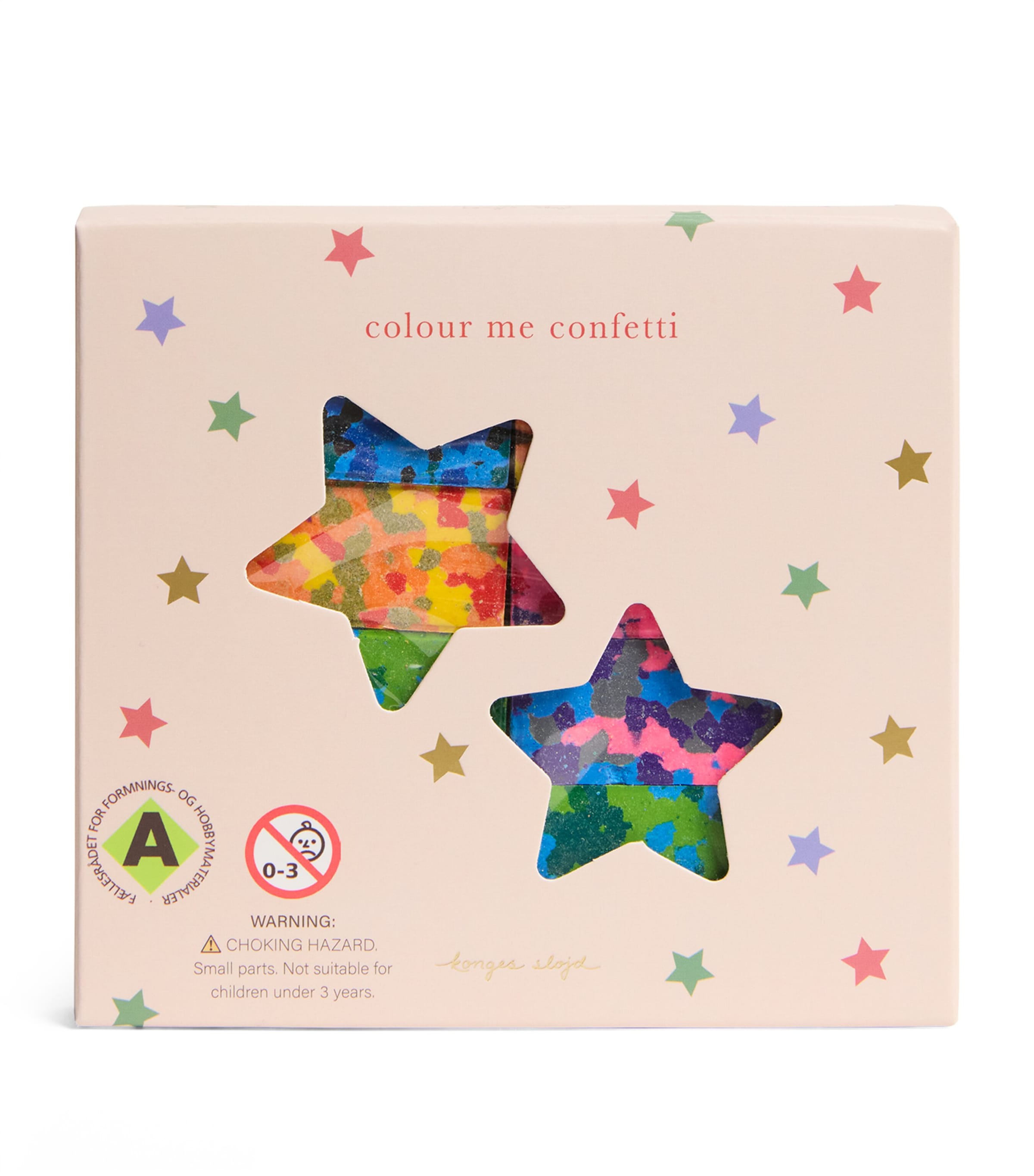 KONGES SLOJD Confetti Crayons (Pack of 8) Star
